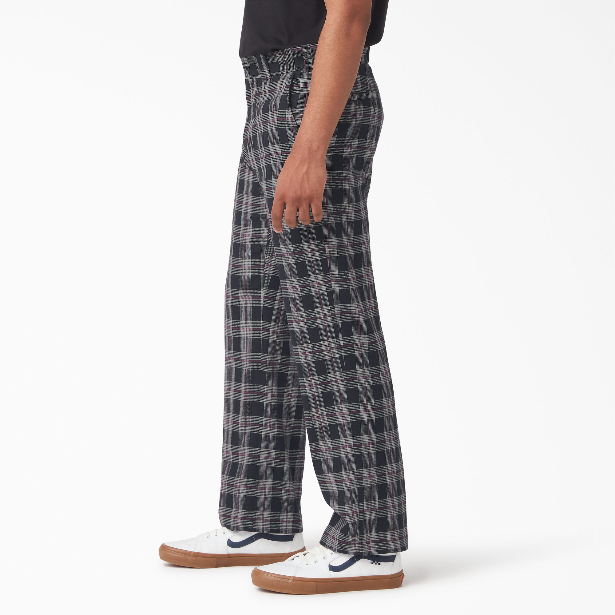 Regular Fit Plaid Pants