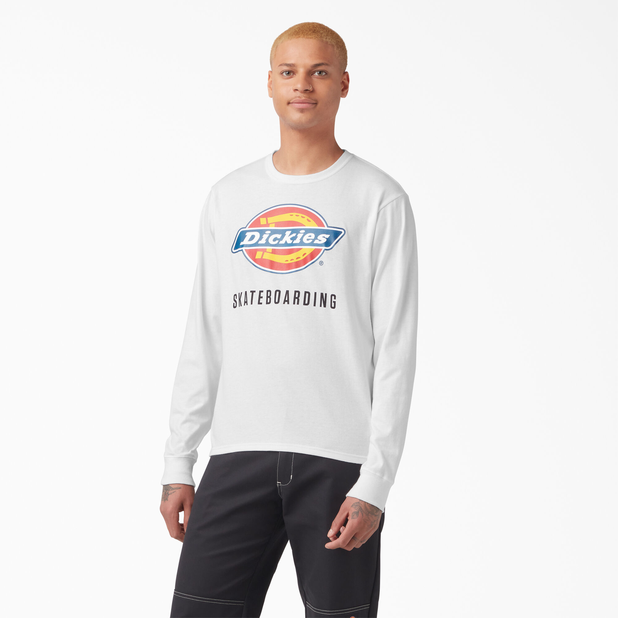 Dickies Skateboarding Logo Graphic Long Sleeve T-Shirt