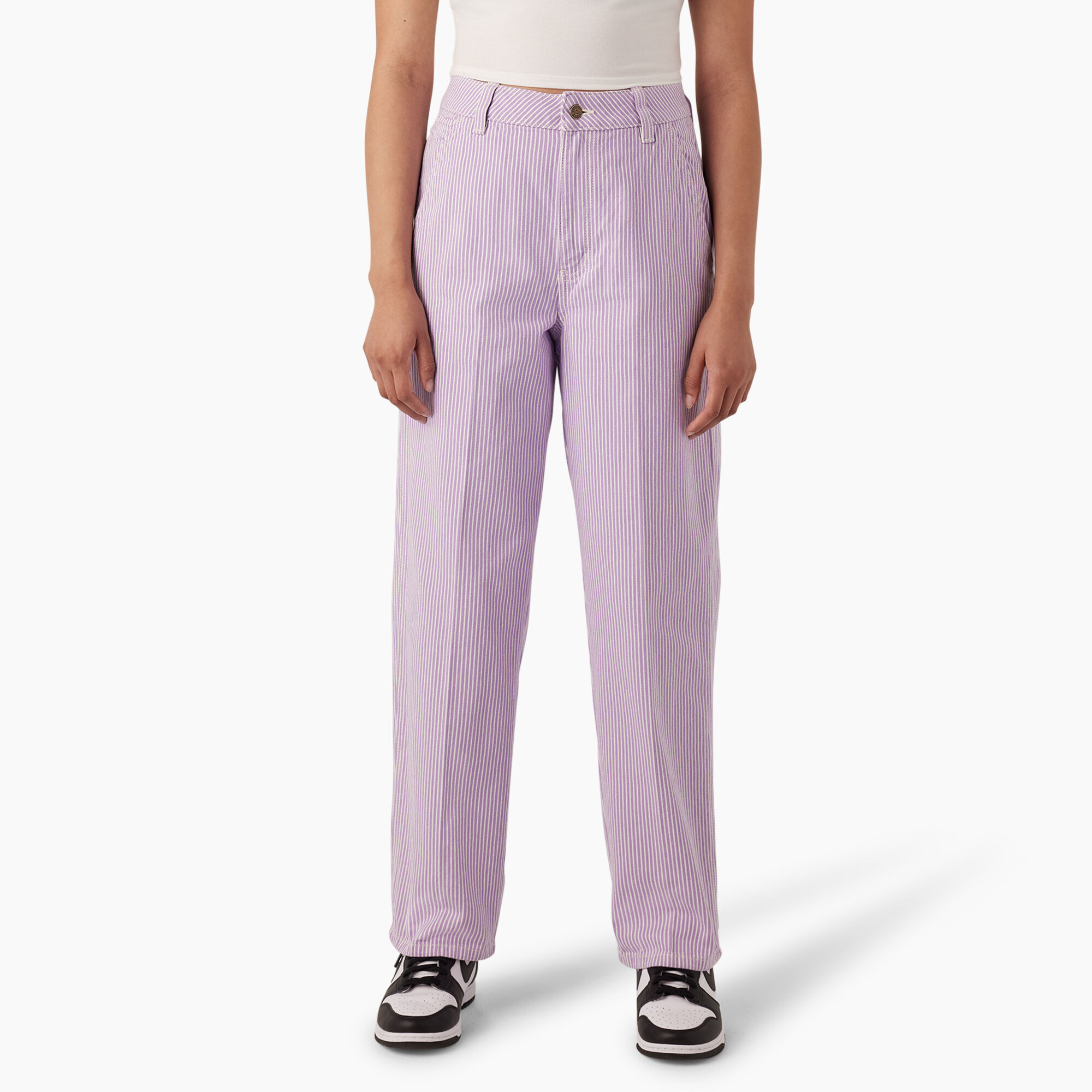 Women's Regular Fit Hickory Stripe Pants