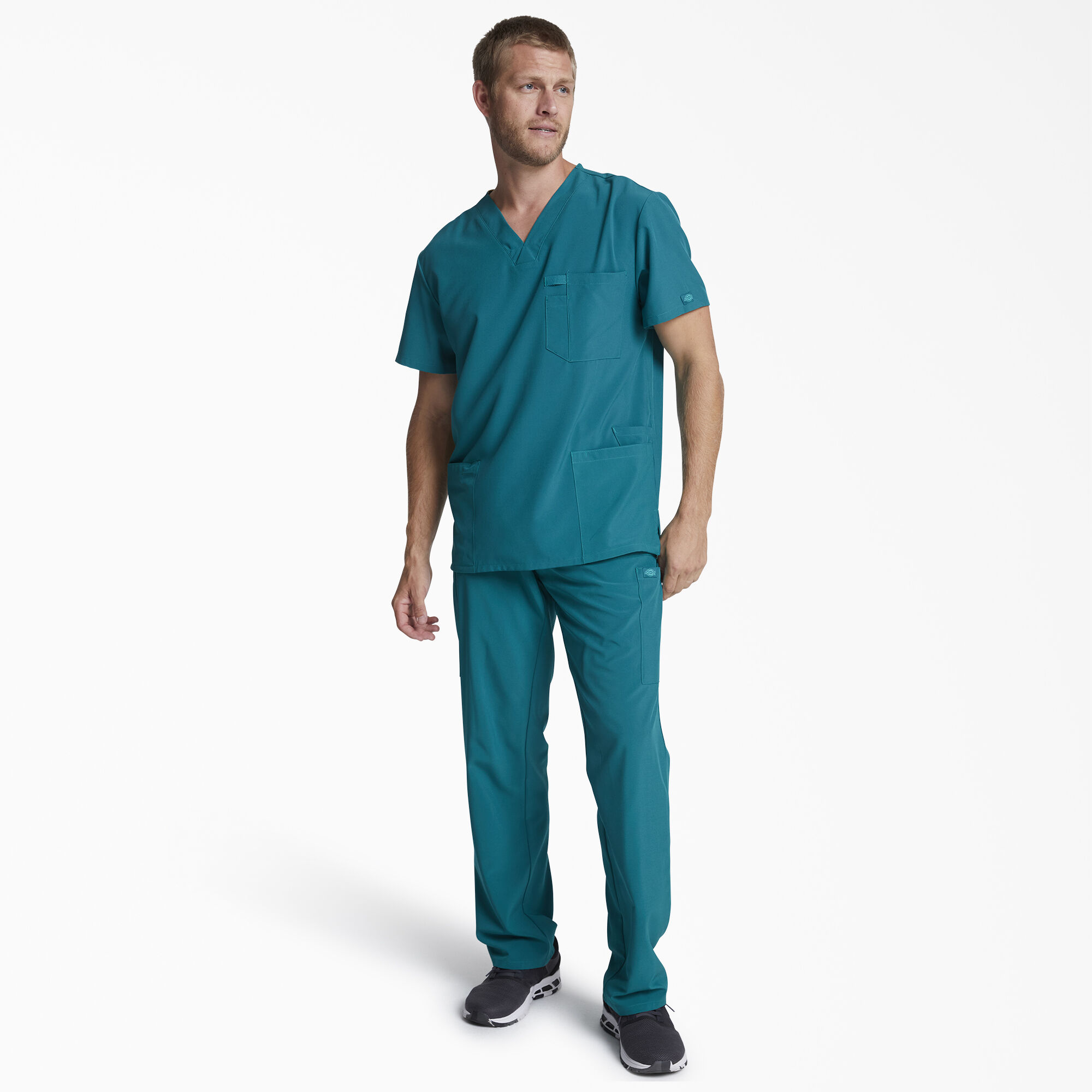 Men's EDS Essentials V-Neck Scrub Top