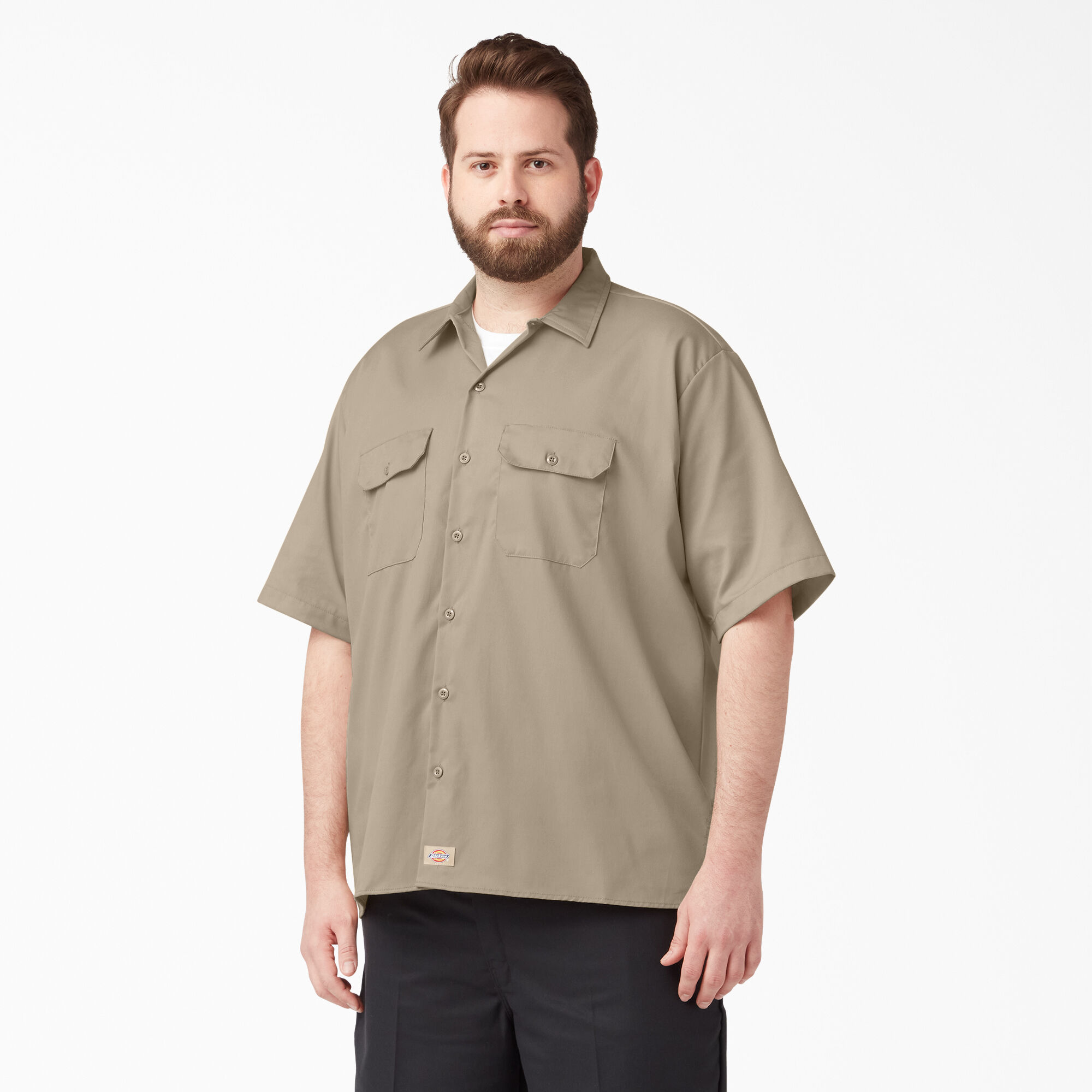 Relaxed Fit Short Sleeve Work Shirt