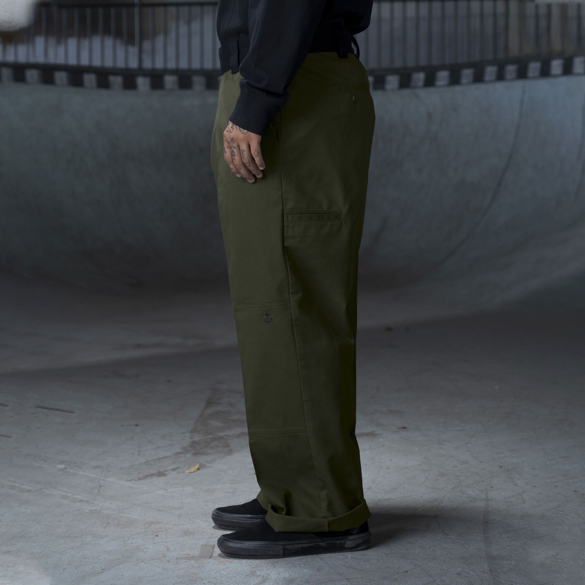 Ronnie Sandoval Loose Fit Double Knee Pants