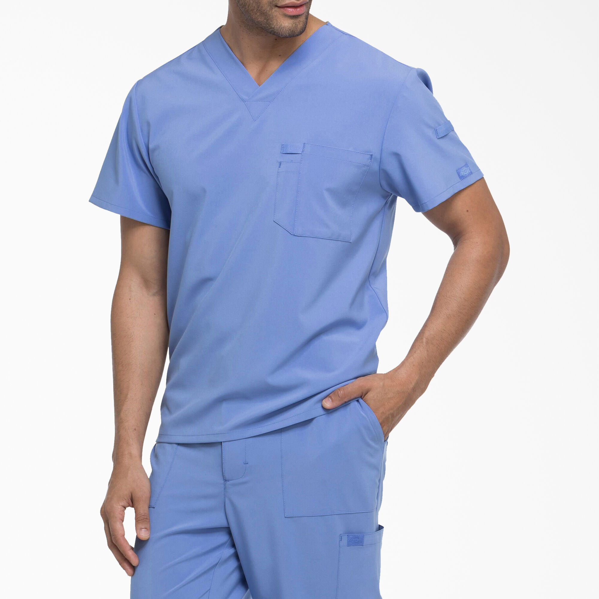 Men's EDS Essentials V-Neck Scrub Top