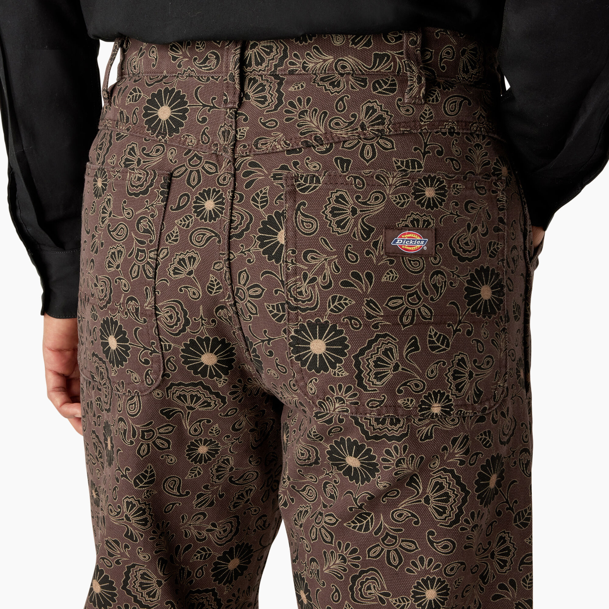 Ellis Floral Print Duck Canvas Pants