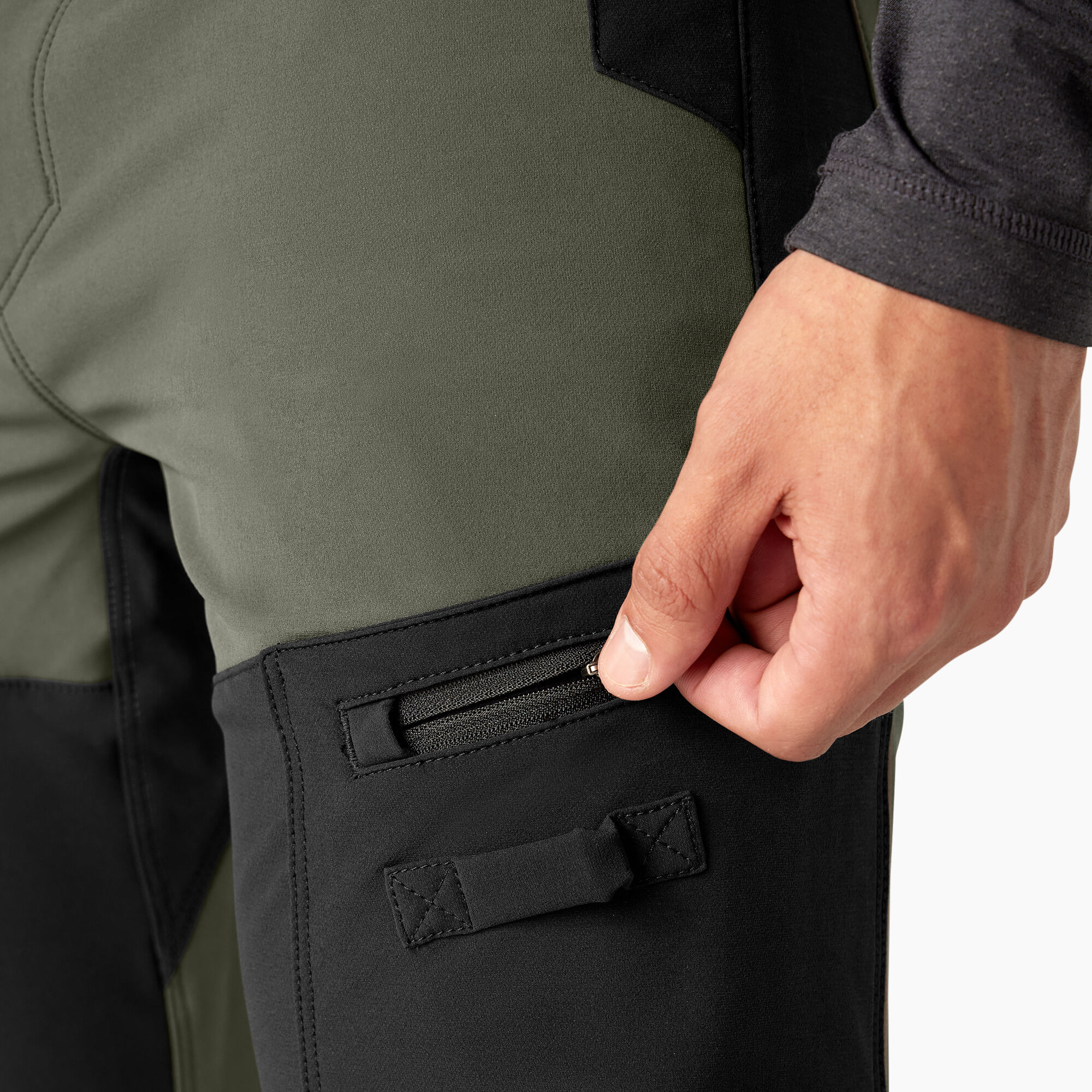 FLEX Slim Fit Double Knee Tapered Pants