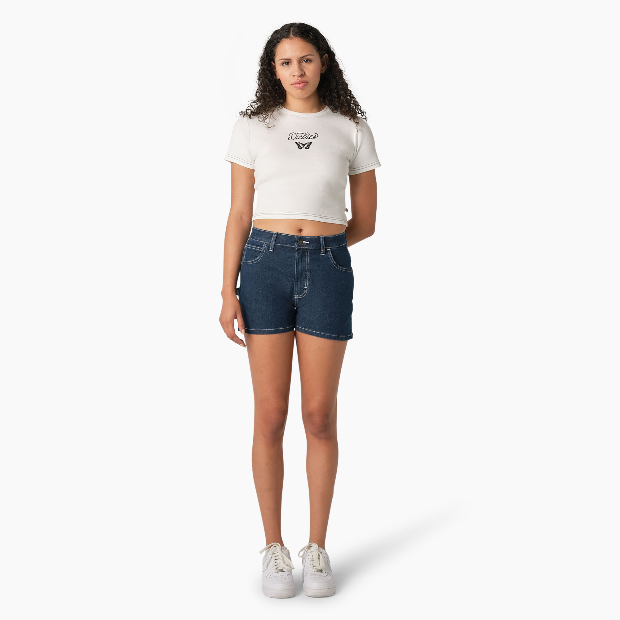 Women's Carpenter Jean Shorts, 3