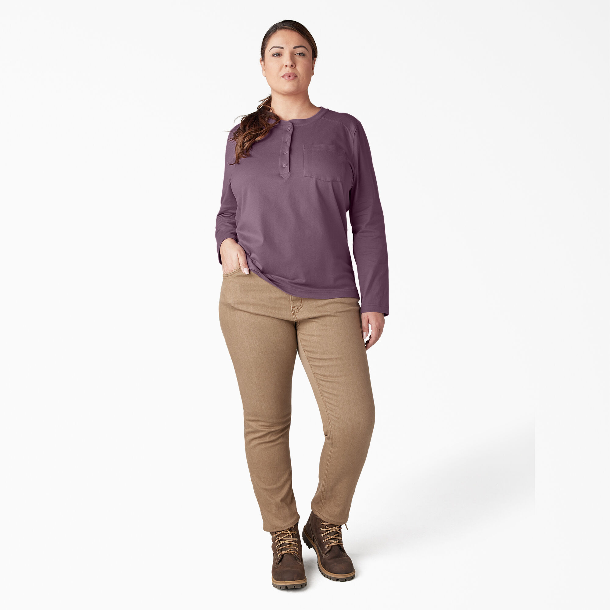 Women's Plus Heavyweight Henley