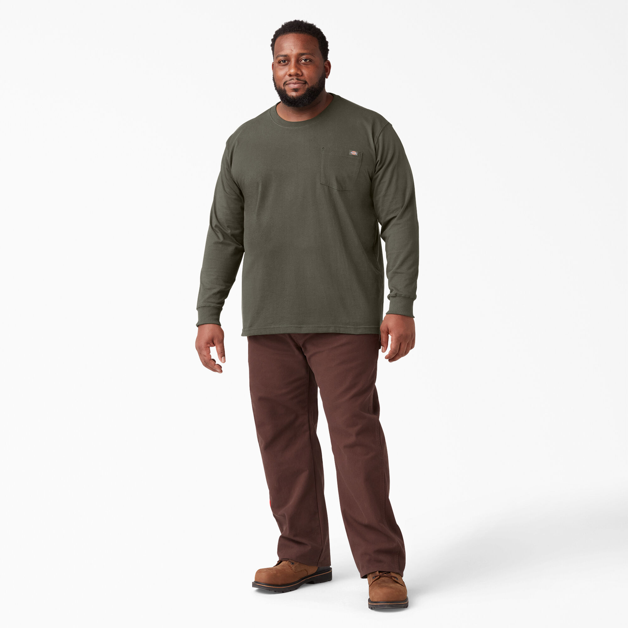 Heavyweight Long Sleeve Pocket T-Shirt