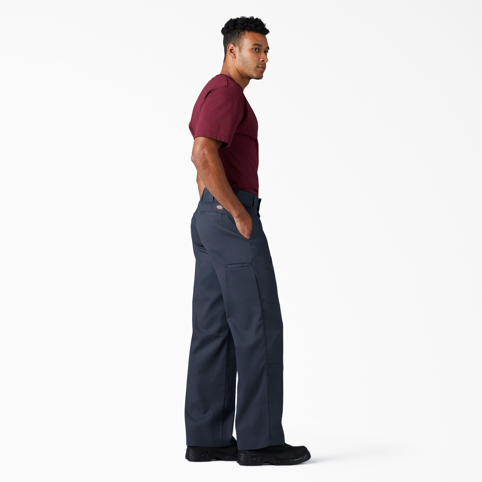 Loose Fit Double Knee Work Pants