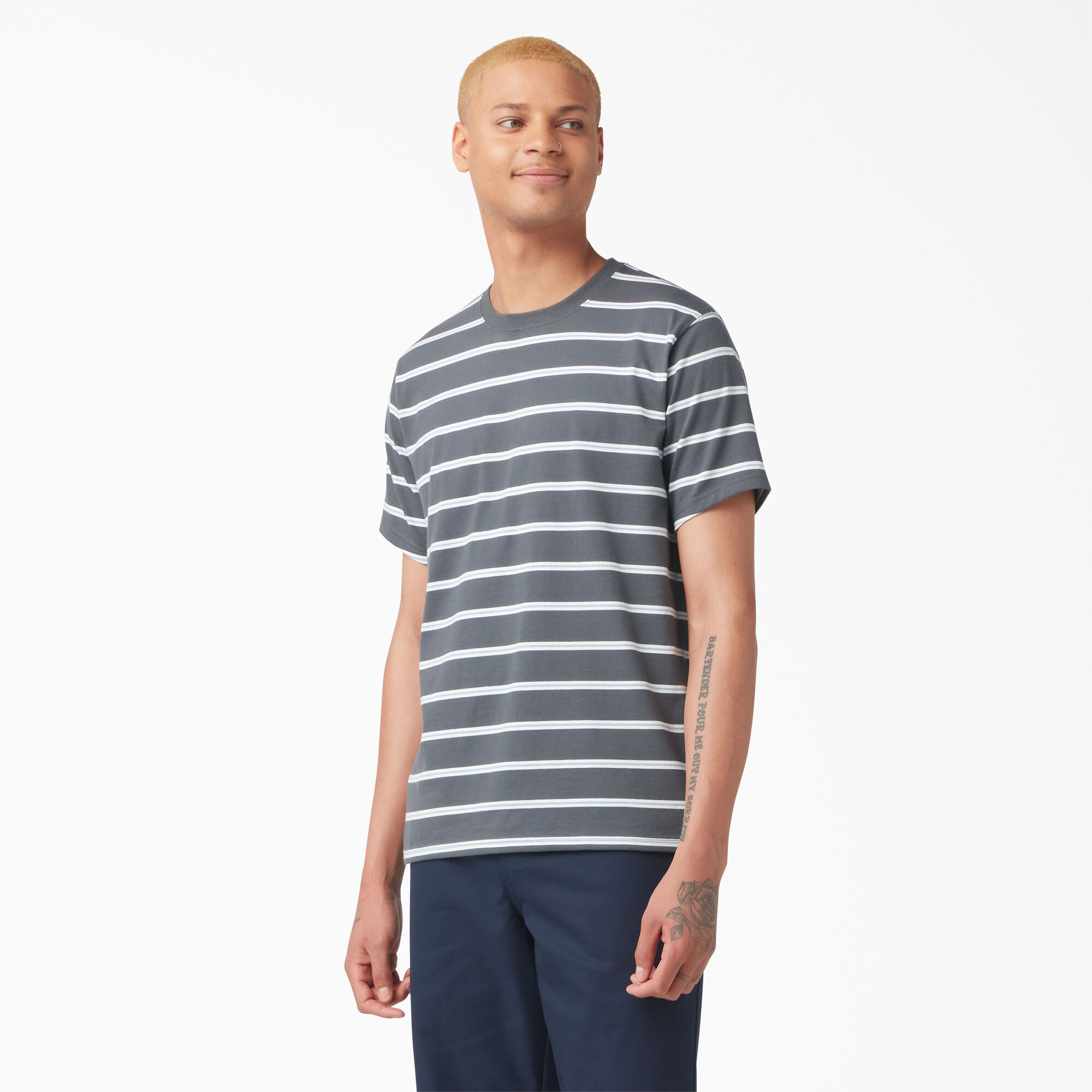 Dickies Skateboarding Striped T-Shirt
