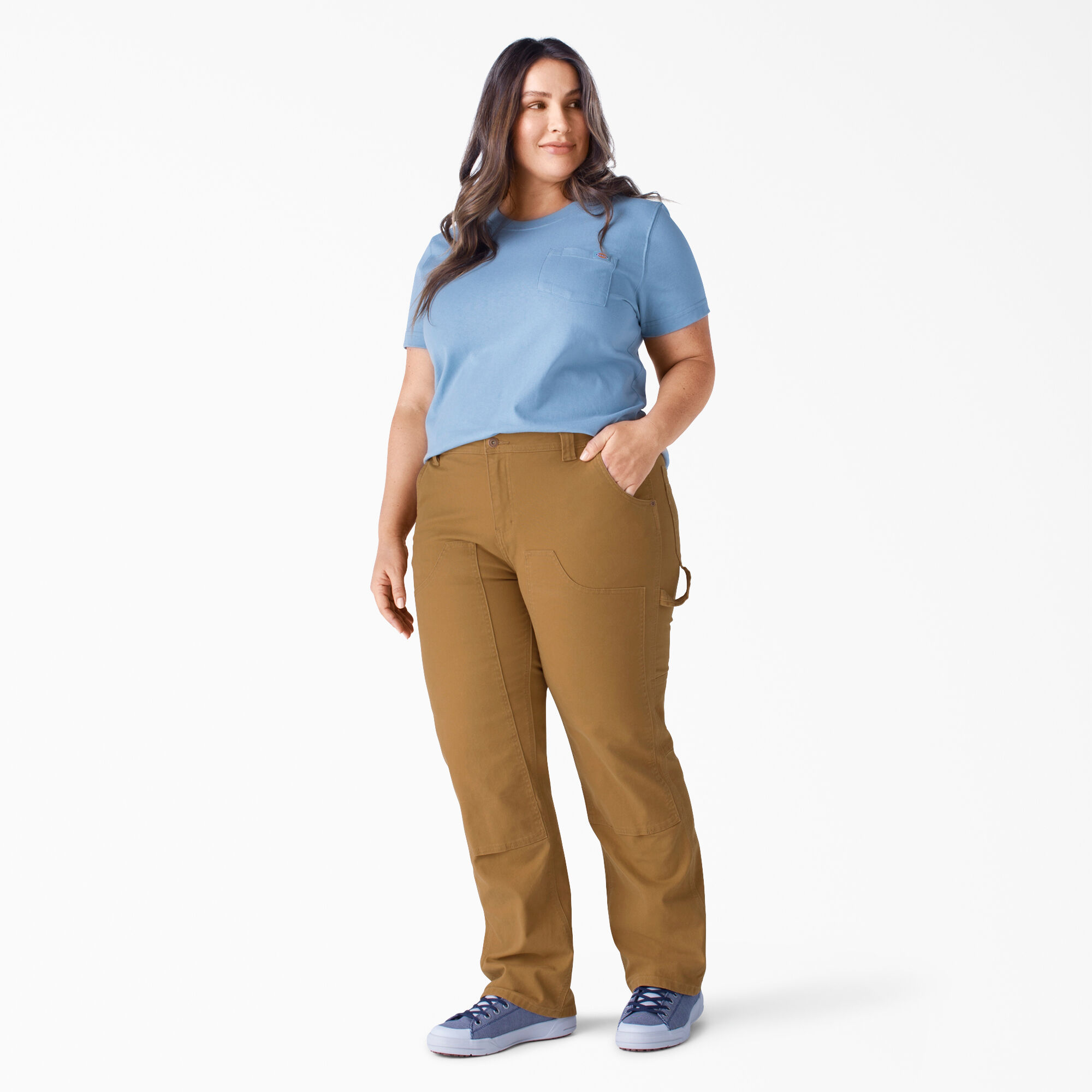Women's Plus FLEX Relaxed Fit Duck Carpenter Pants