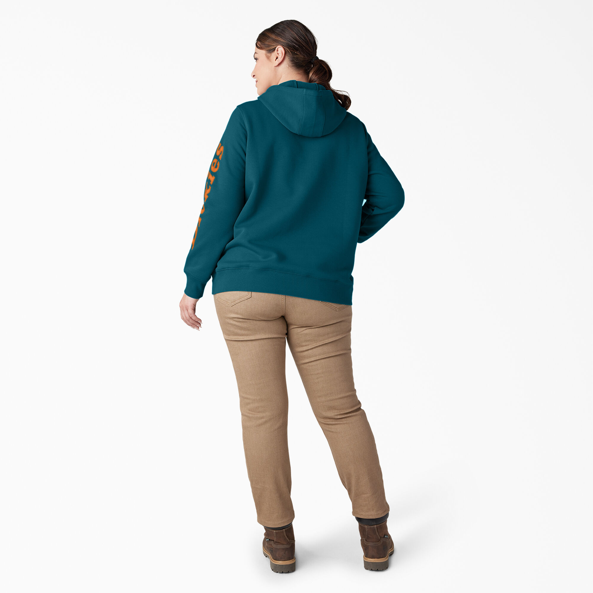 Women's Plus Heavyweight Logo Sleeve Pullover