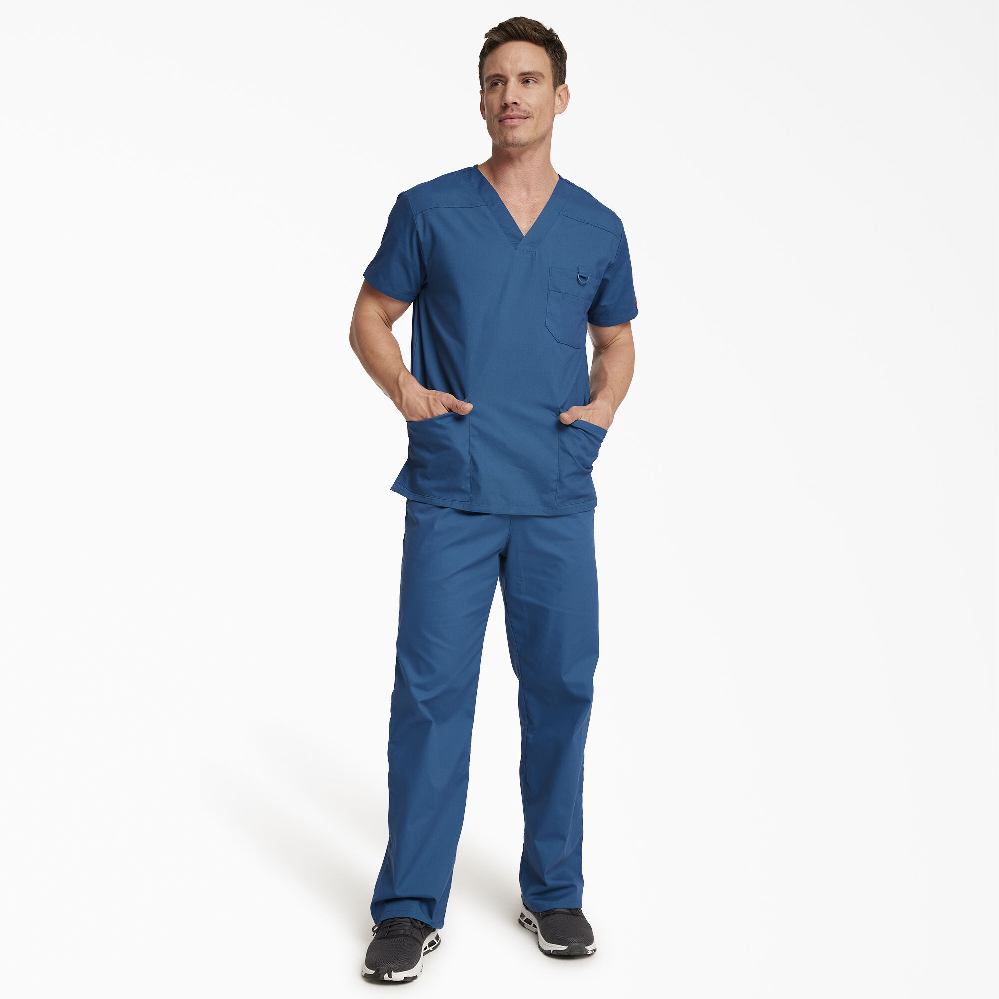 Men's EDS Signature V-Neck Scrub Top
