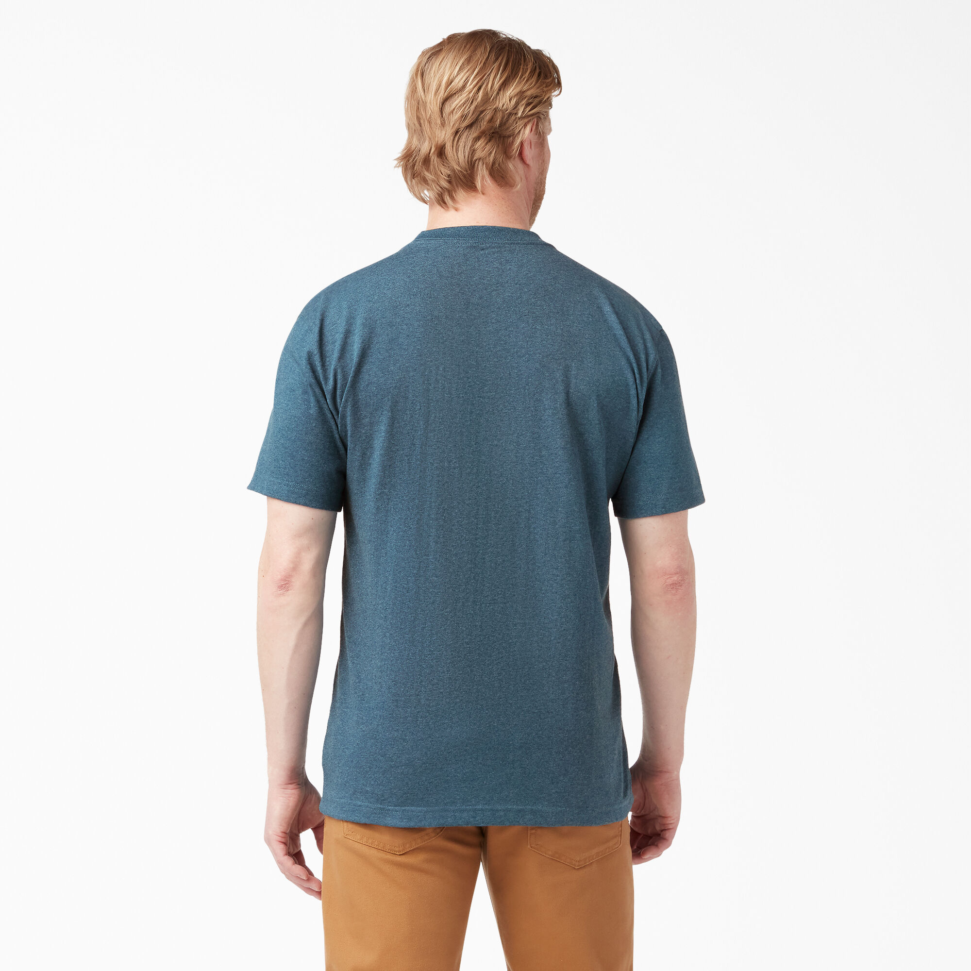 Heavyweight Heathered Short Sleeve Pocket T-Shirt