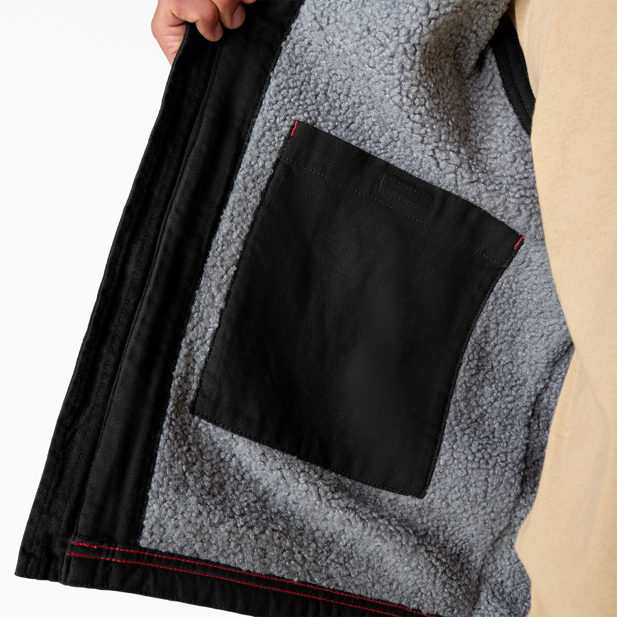 Duck Canvas High Pile Fleece Lined Vest