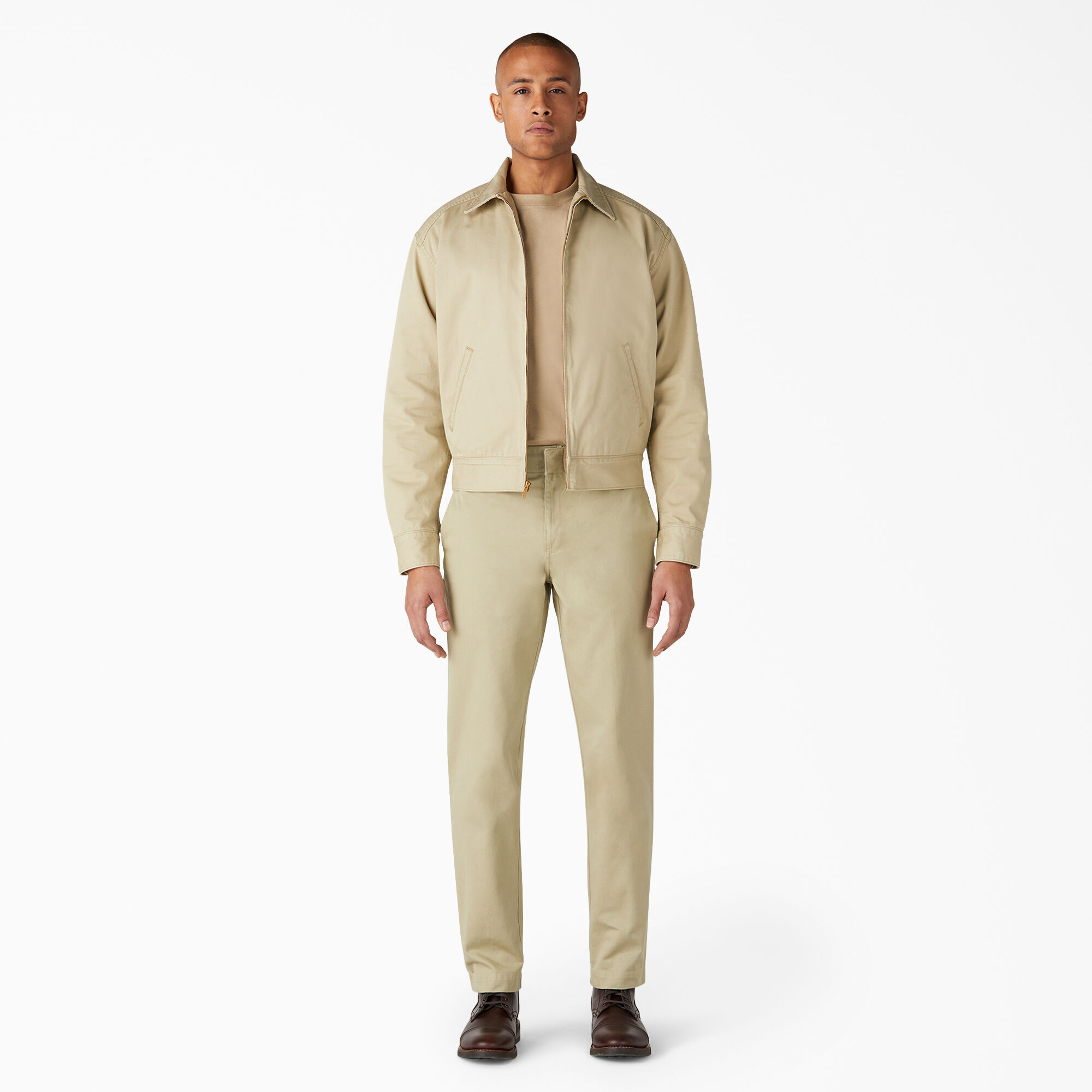 Dickies 1922 Gas Station Twill Jacket, Rinsed Tan