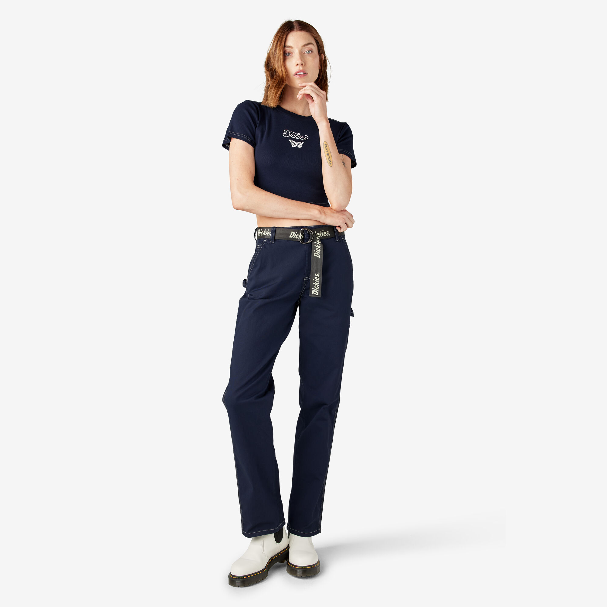 Women's Relaxed Fit Carpenter Pants, Ink Navy