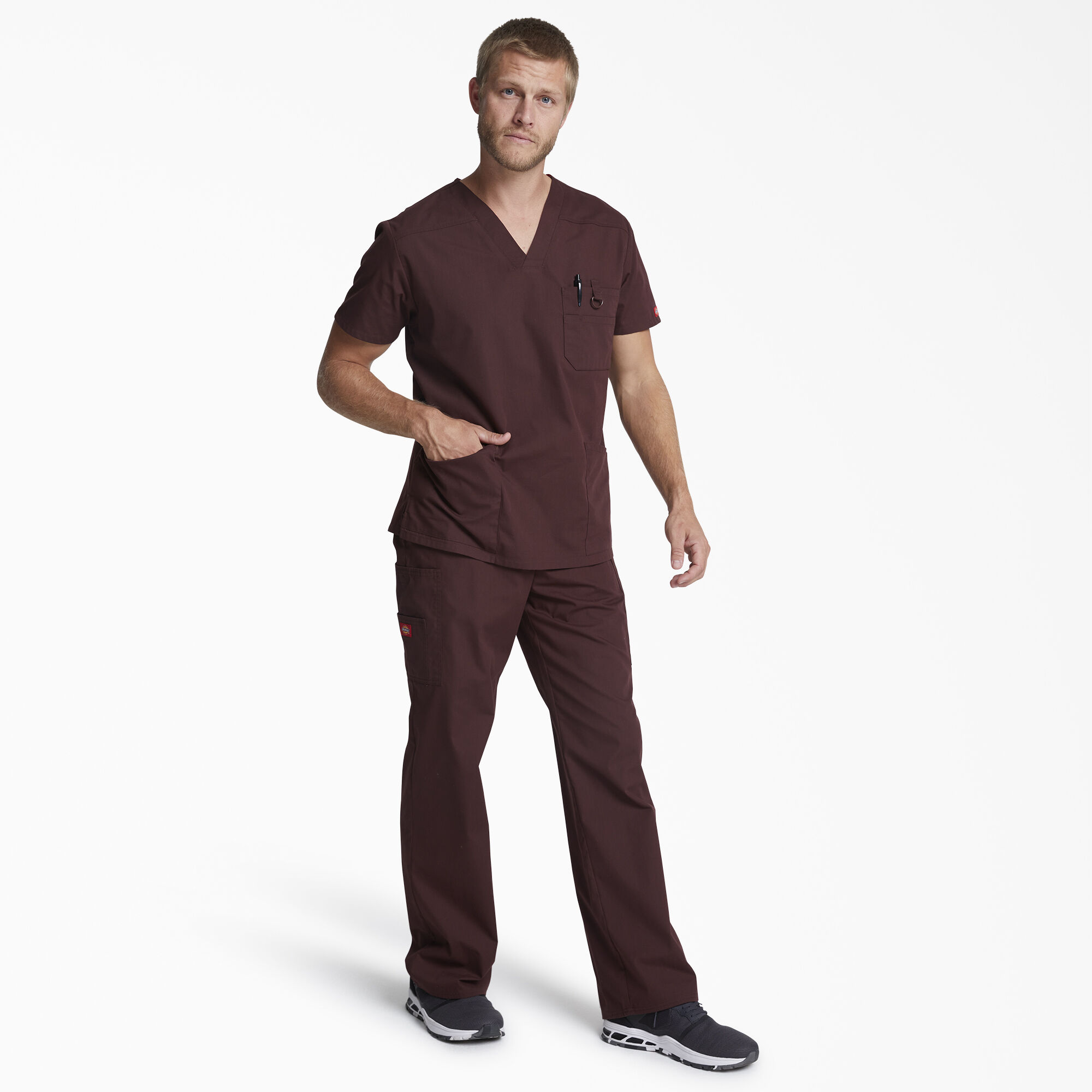 Men's EDS Signature V-Neck Scrub Top