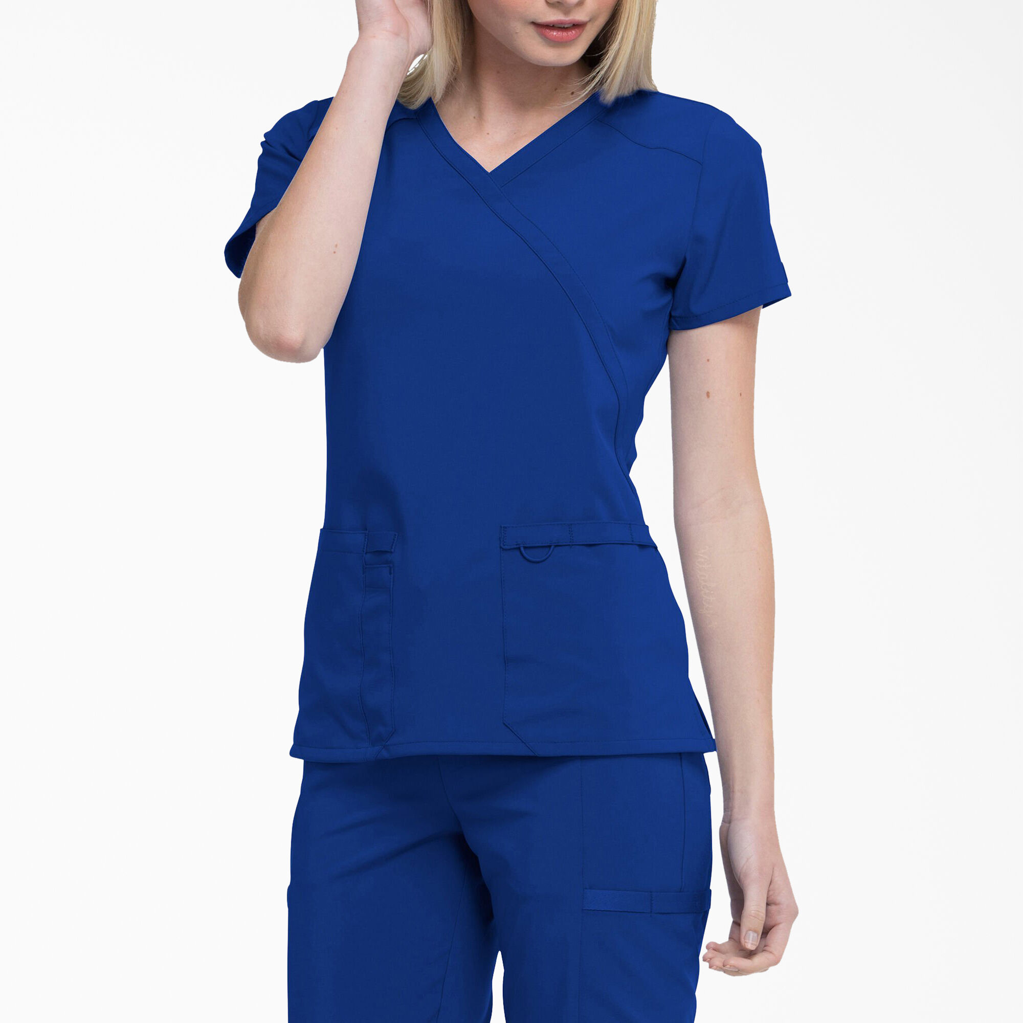 Women's EDS Essentials Mock Wrap Scrub Top