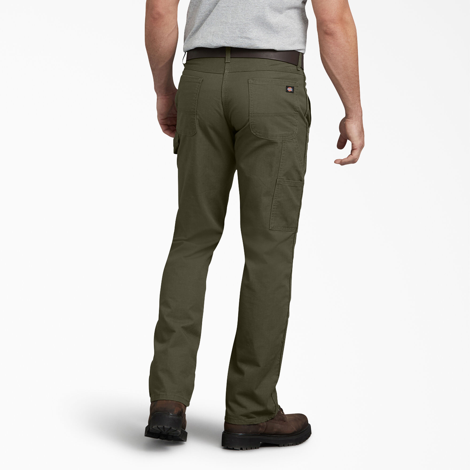 FLEX Regular Fit Ripstop Carpenter Pants, Rinsed Moss Green