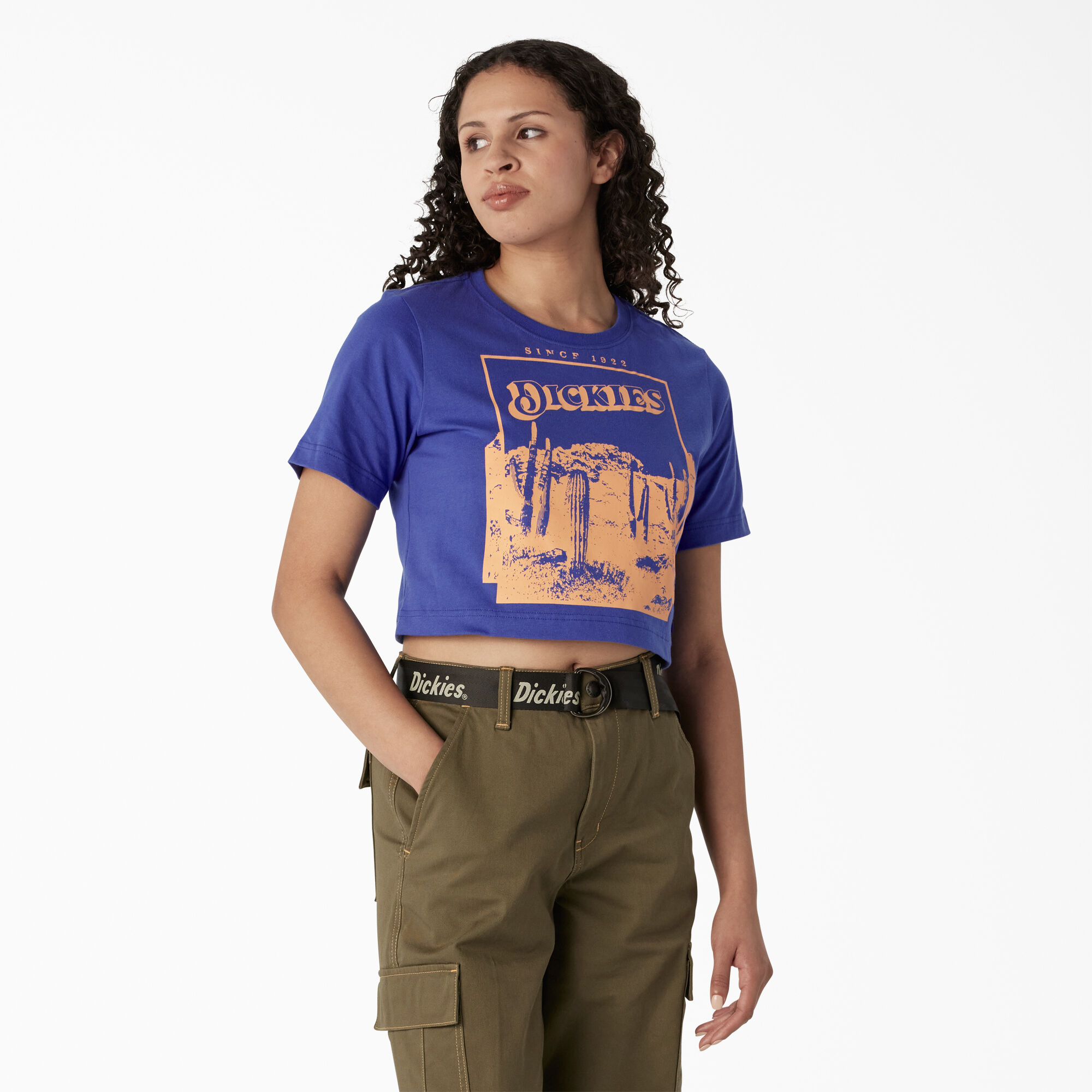 Women's Desert Graphic Cropped T-Shirt