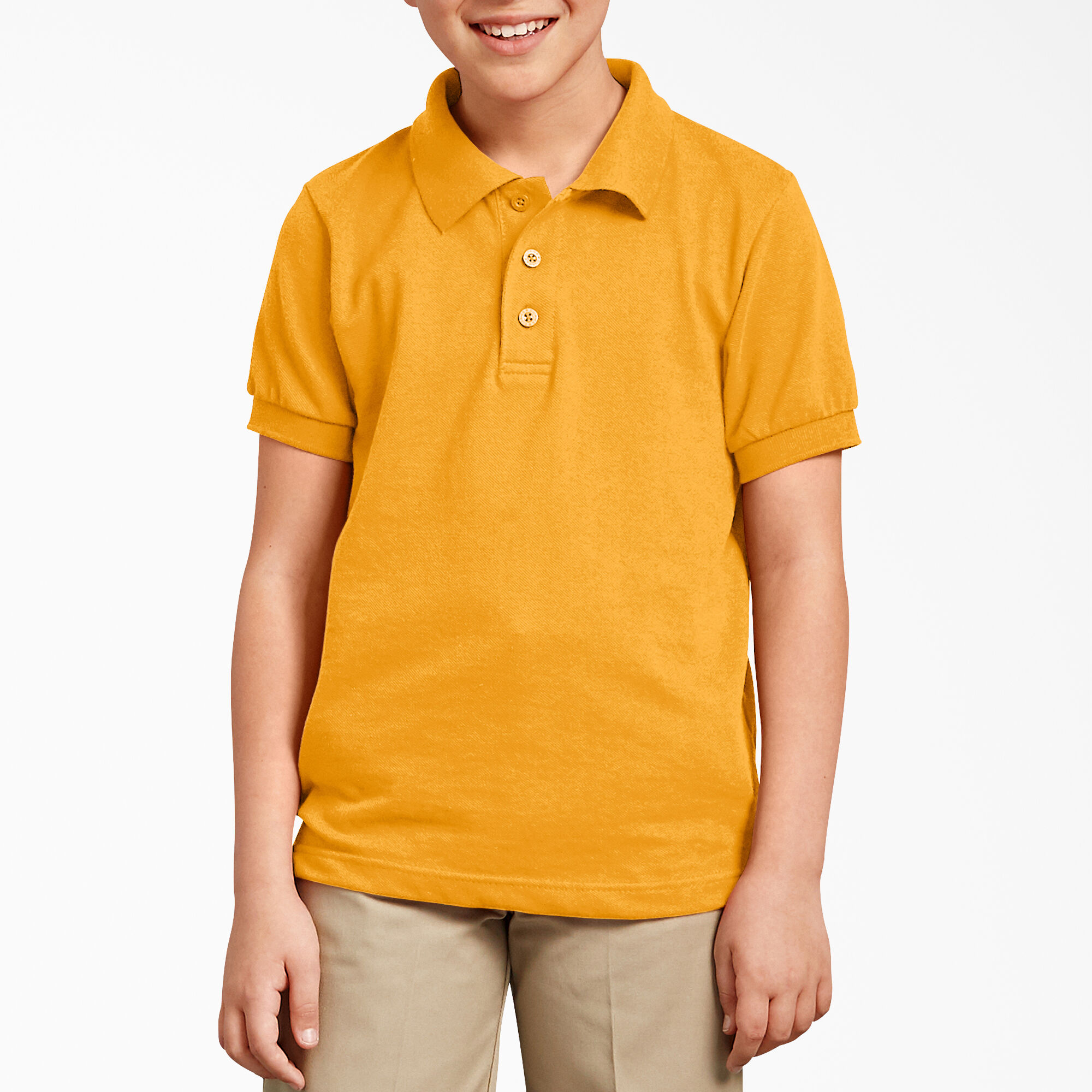 Kids' Piqué Short Sleeve Polo, 4-20