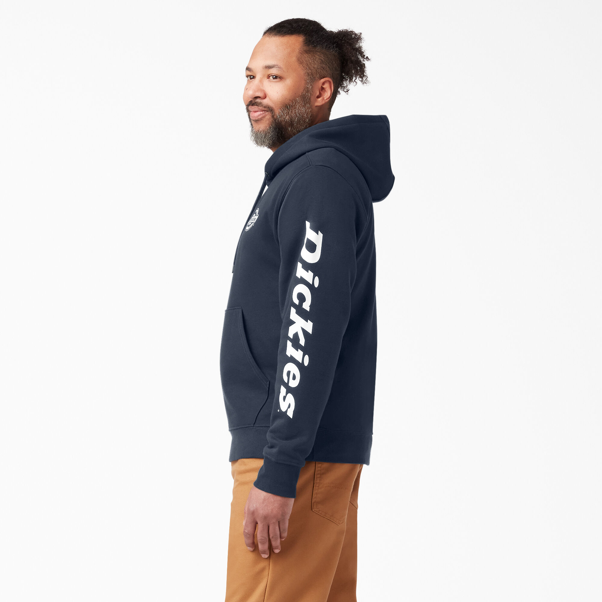 Logo Sleeve Fleece Hoodie