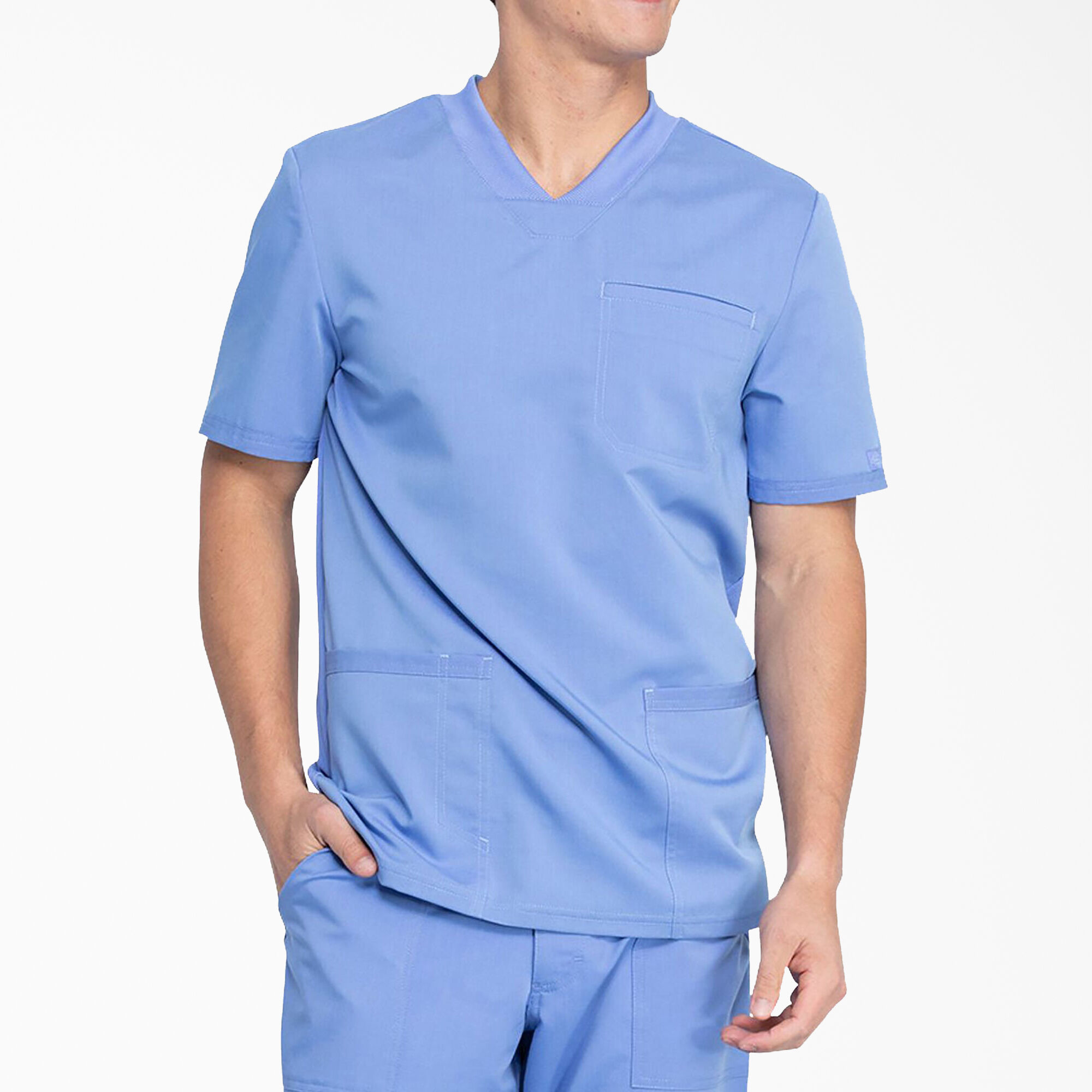 Men's Balance V-Neck Scrub Top with Patch Pockets