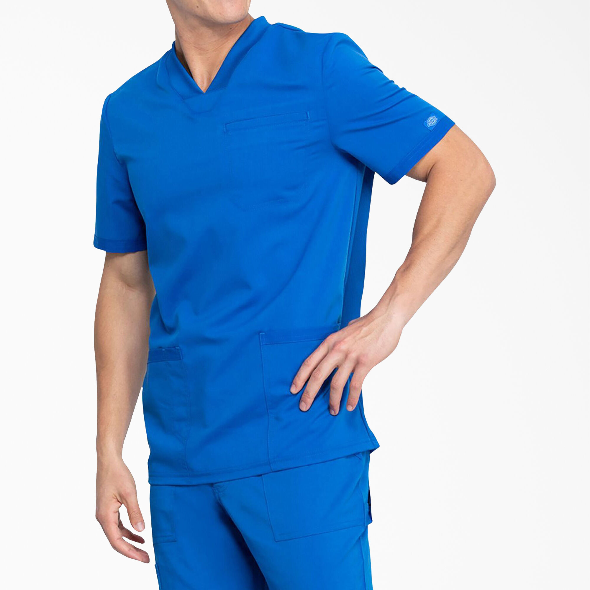 Men's Balance V-Neck Scrub Top with Patch Pockets