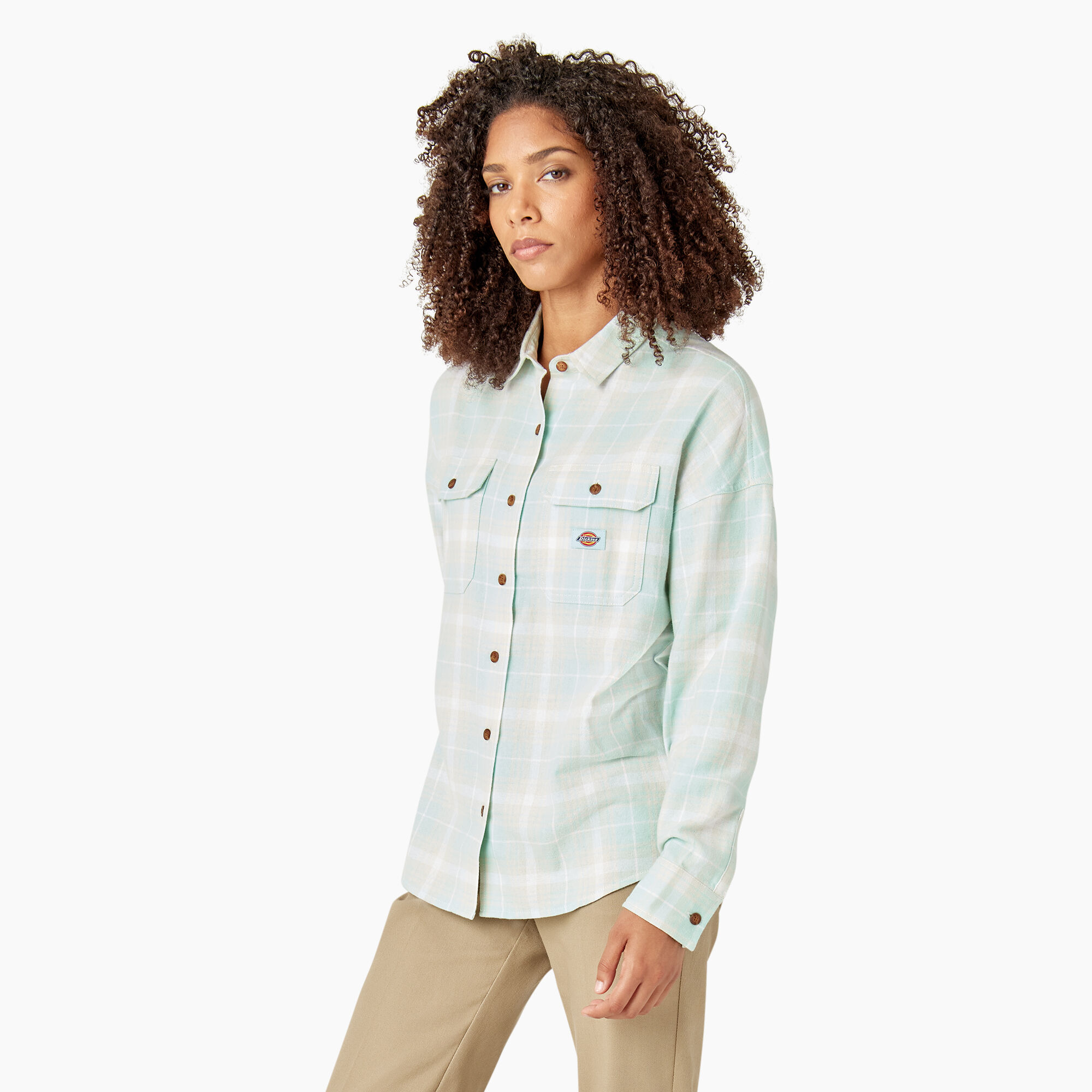 Women's Long Sleeve Flannel Shirt