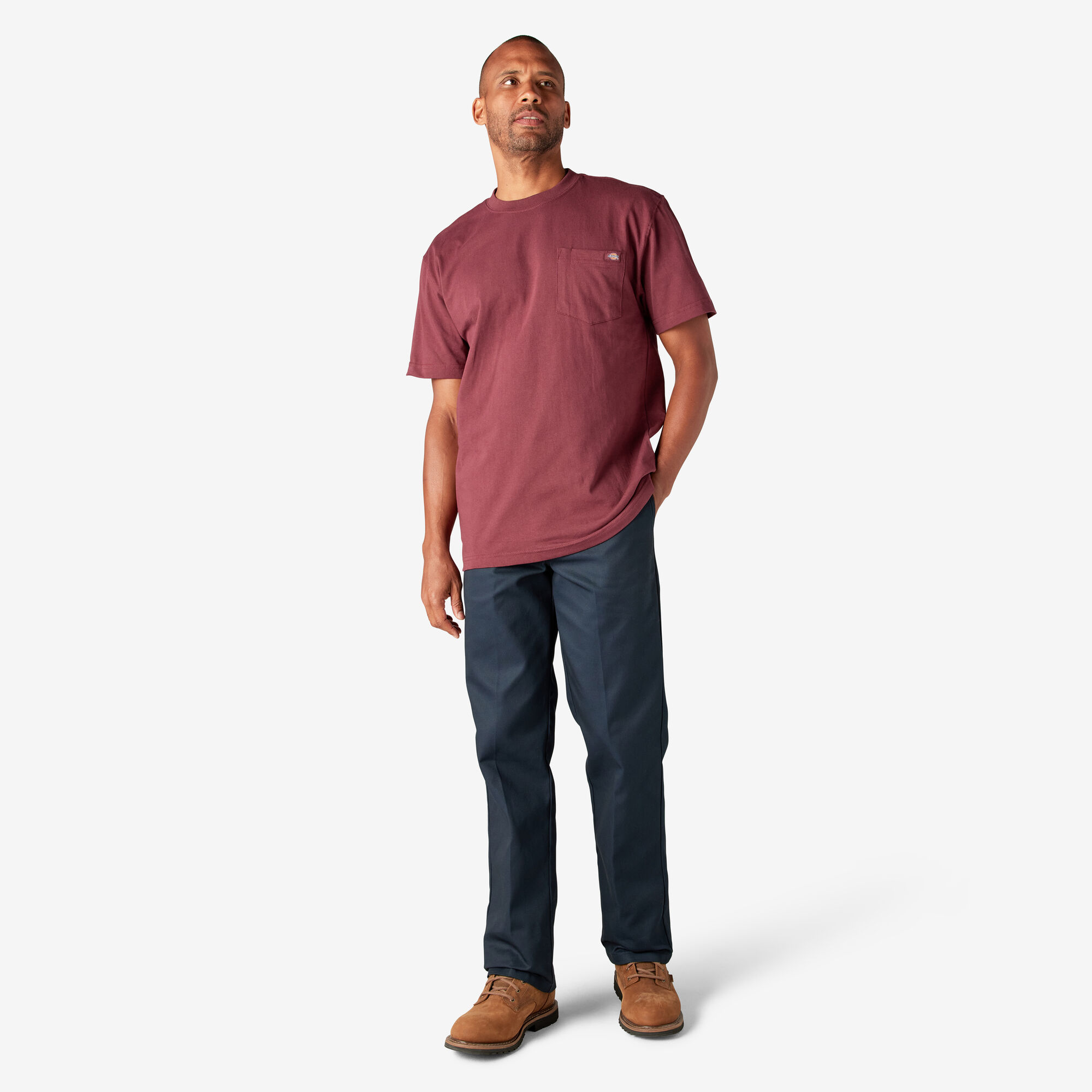 Heavyweight Short Sleeve Pocket T-Shirt