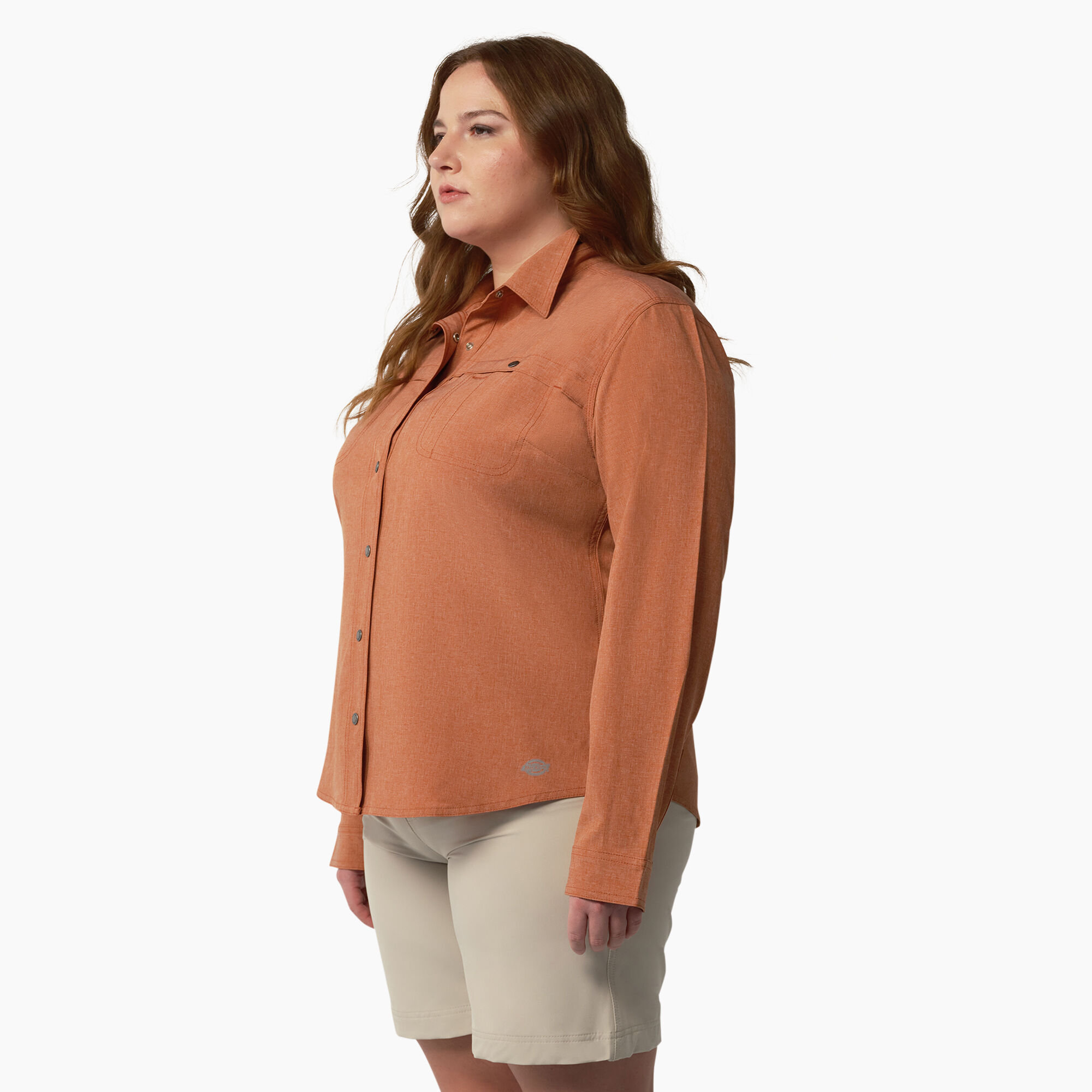 Women's Plus Cooling Roll-Tab Work Shirt