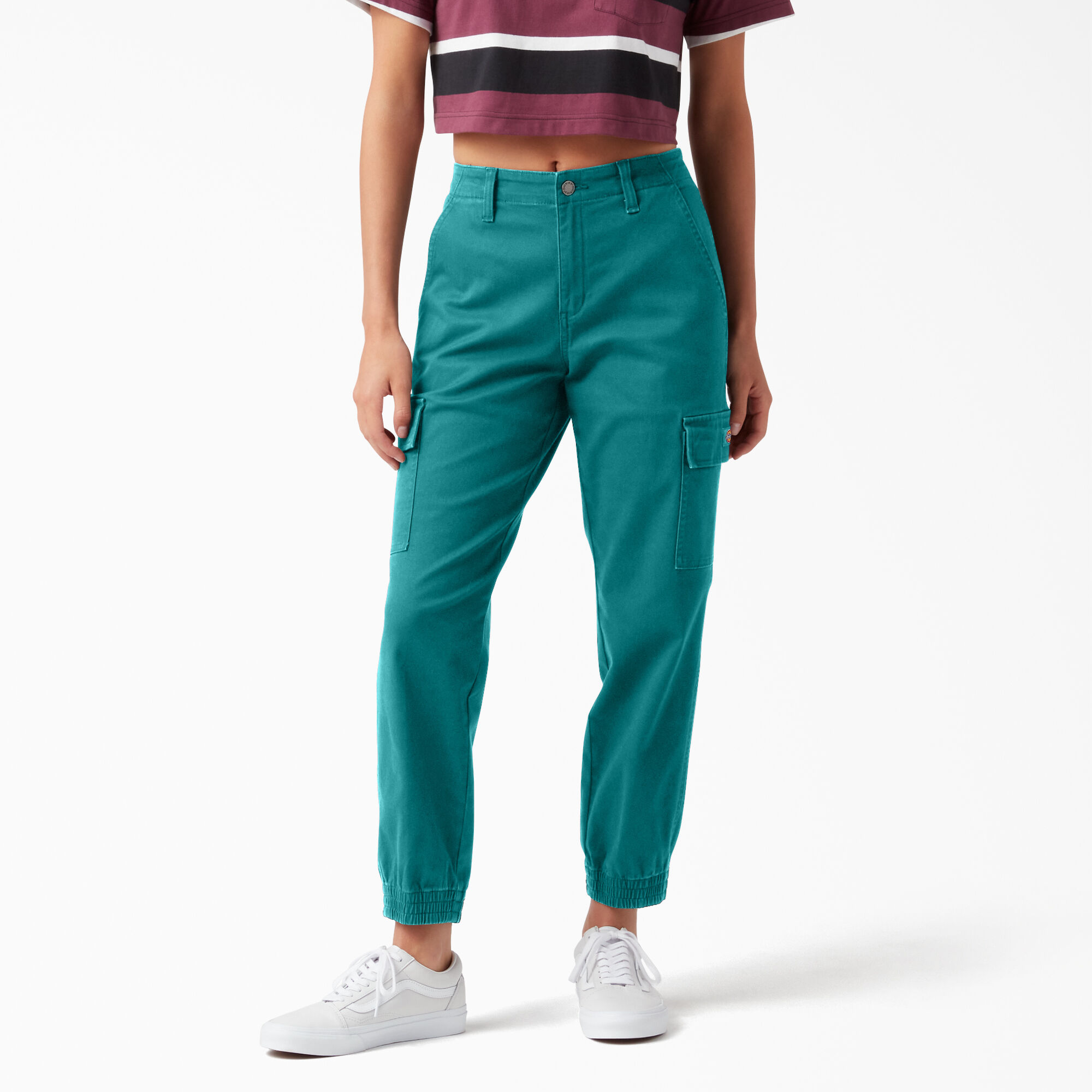 Women's High Rise Fit Cargo Jogger Pants