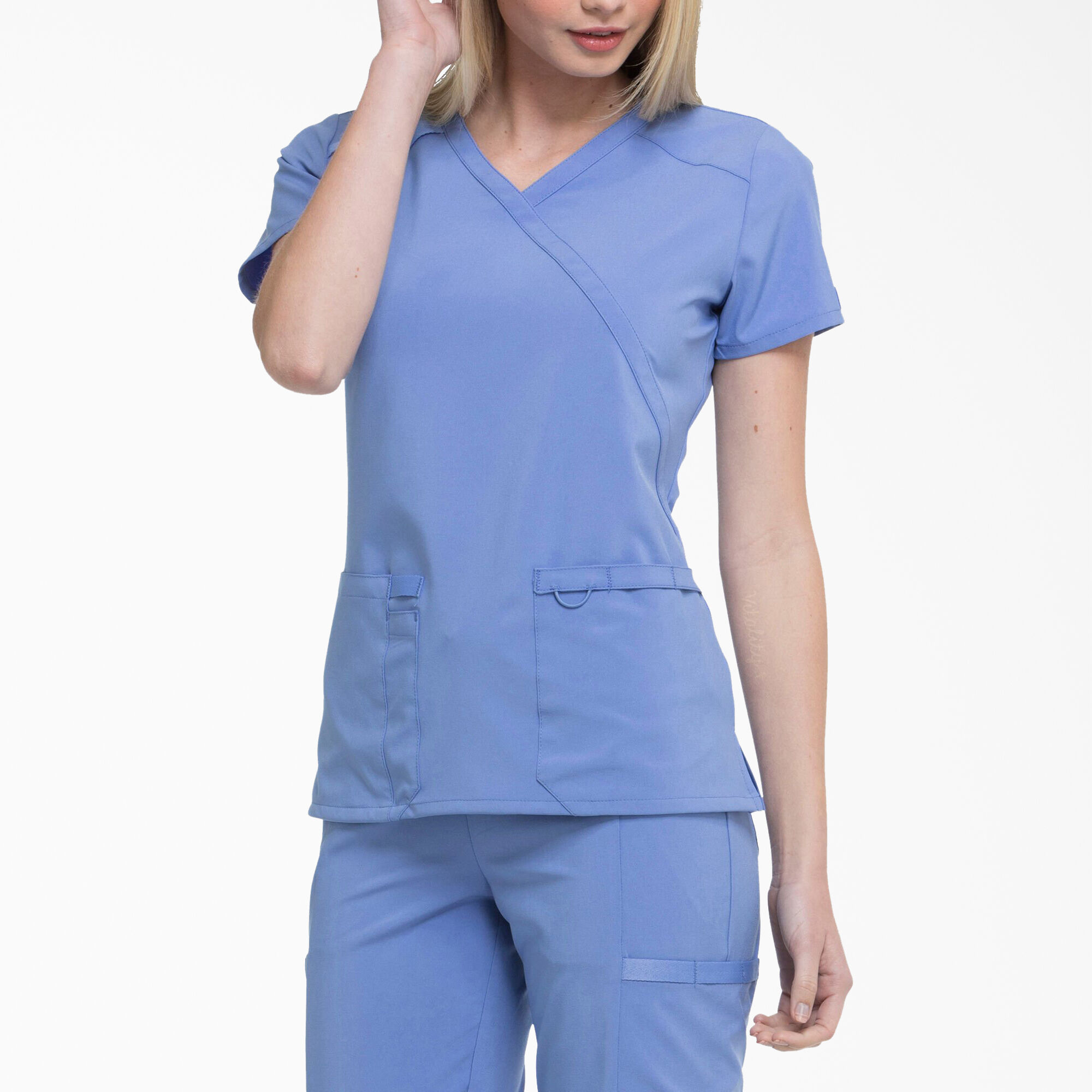 Women's EDS Essentials Mock Wrap Scrub Top