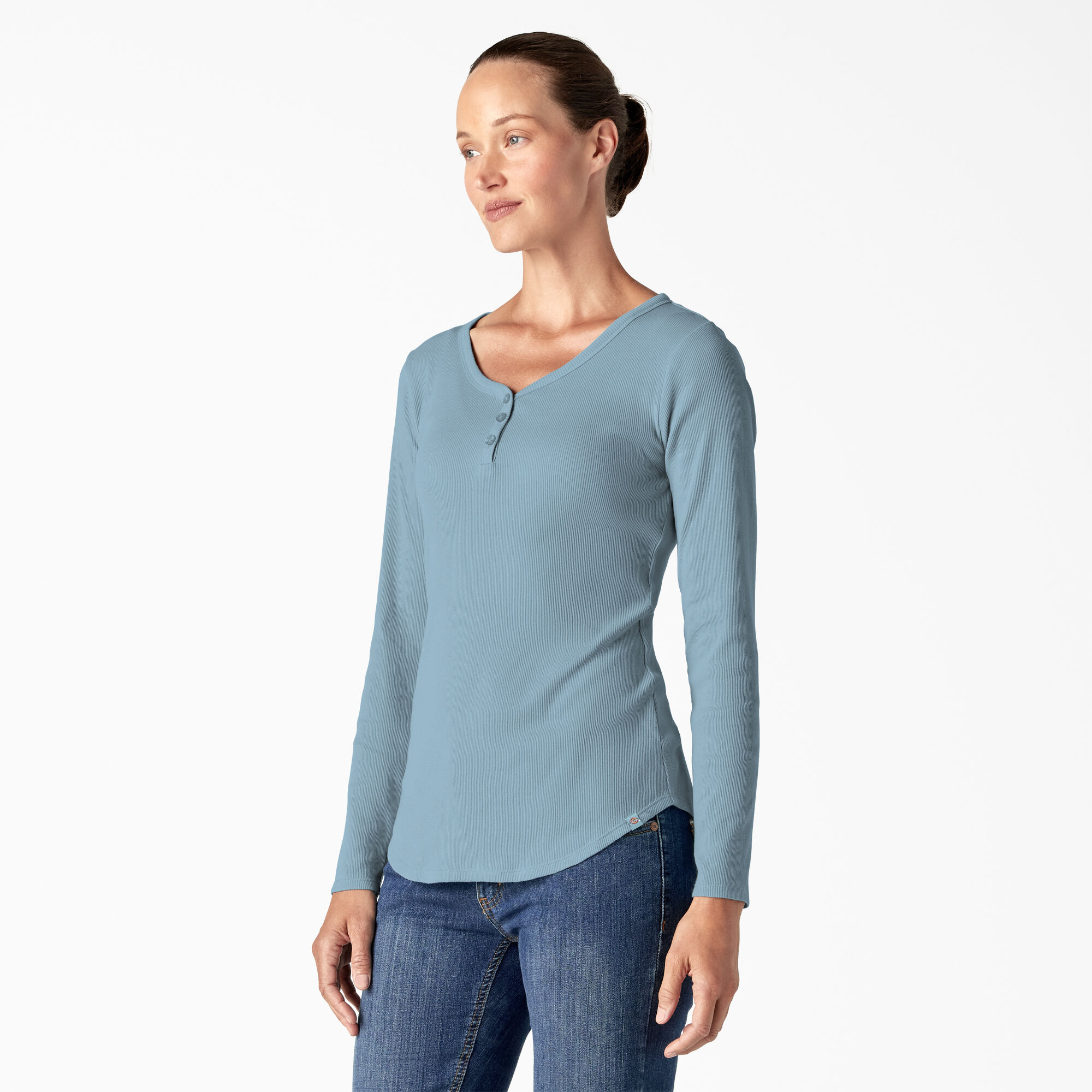 Women's Henley Long Sleeve Shirt