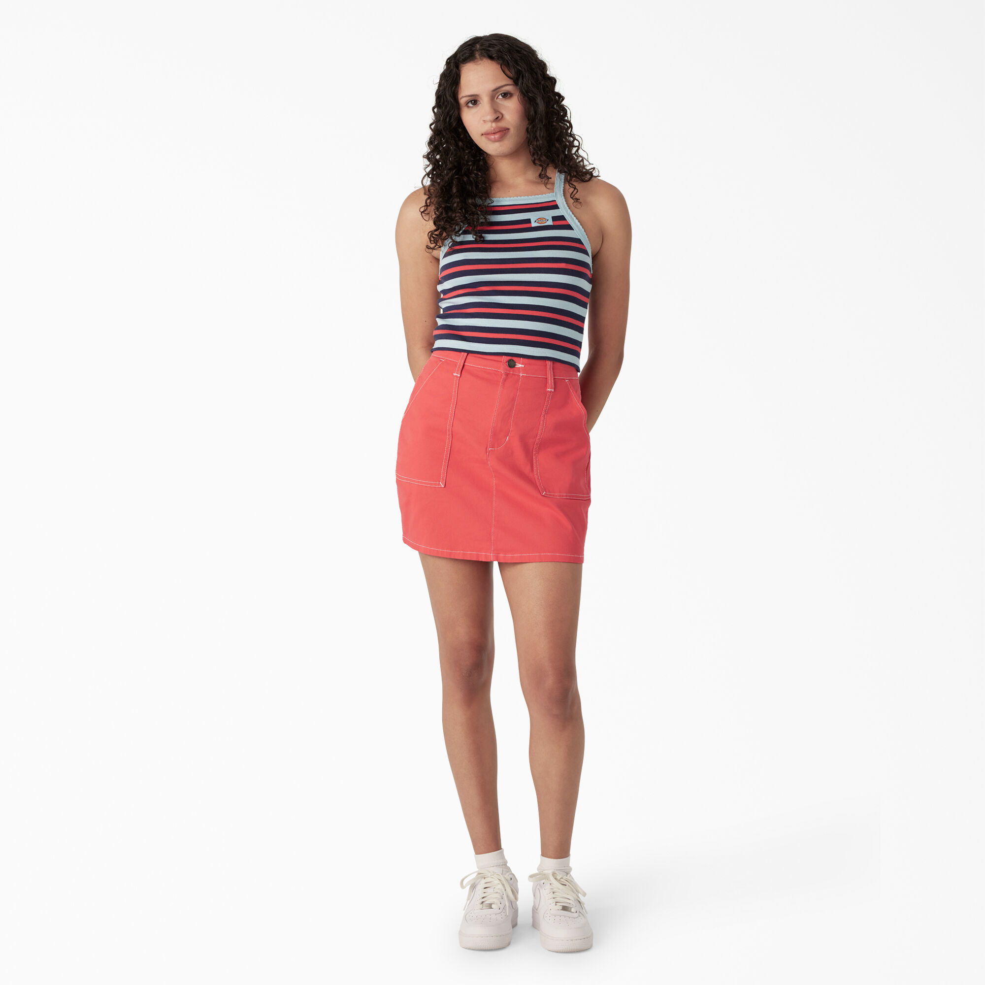 Women's Rib Knit Cropped Tank Top