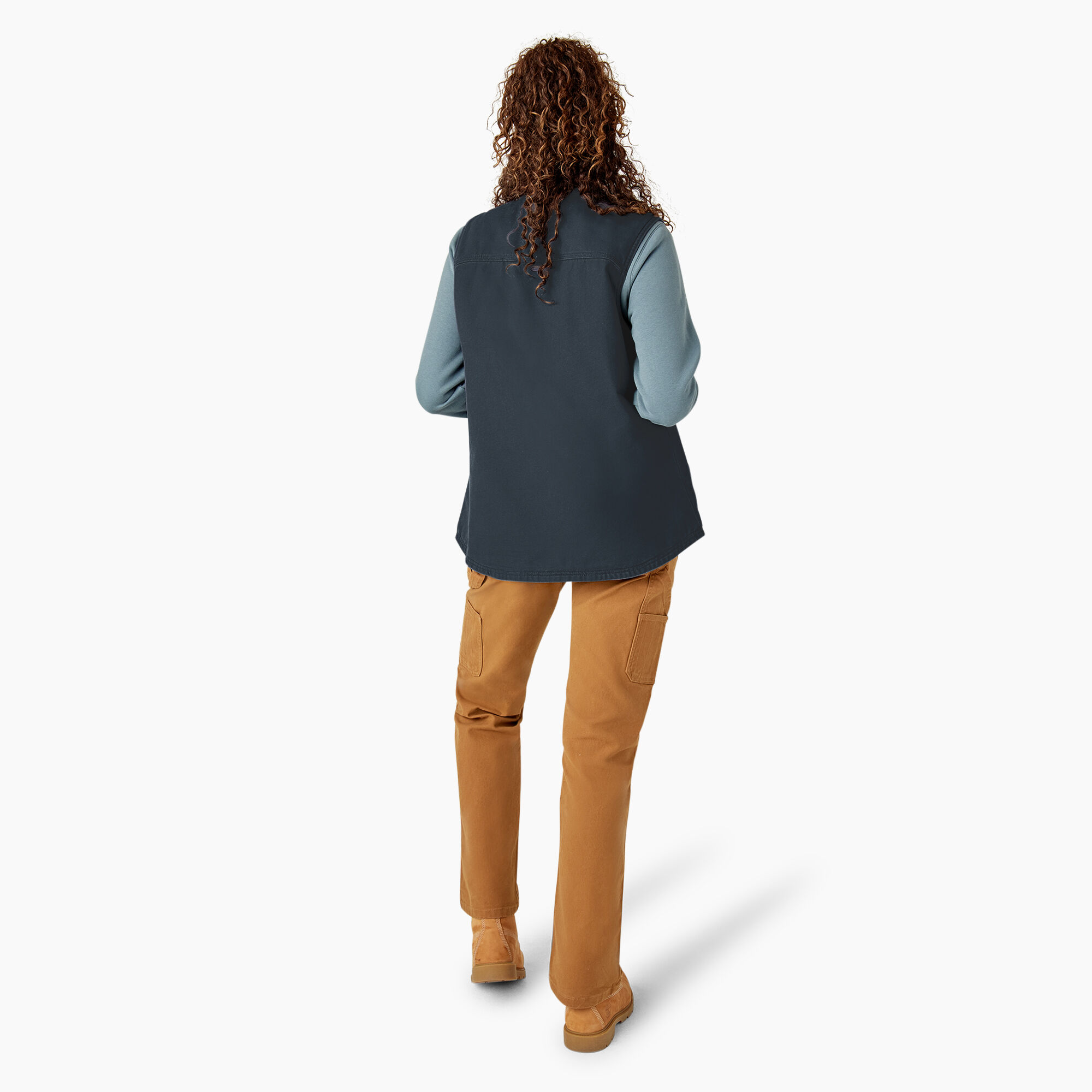 Women's Fleece Lined Duck Canvas Vest