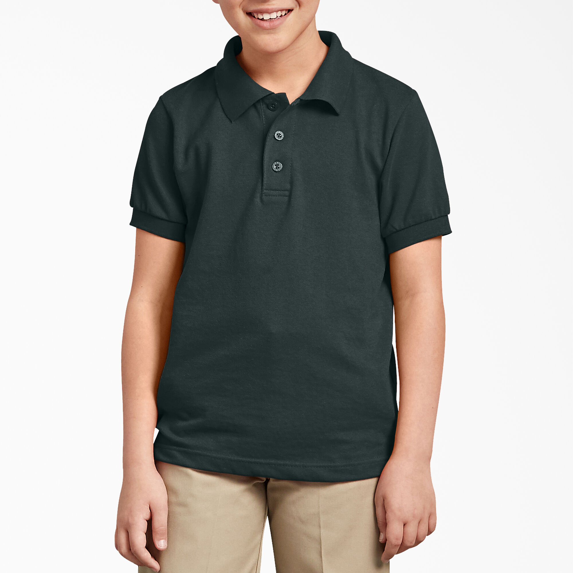 Kids' Piqué Short Sleeve Polo, 4-20