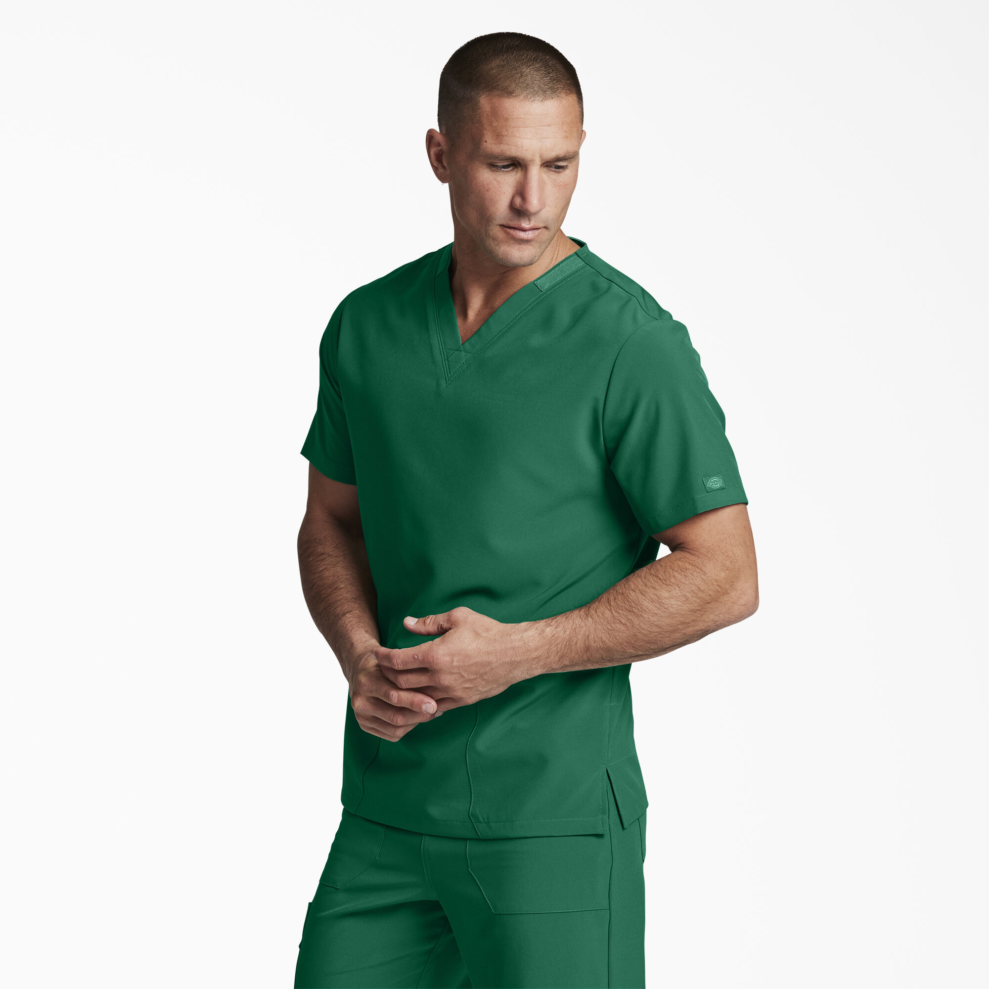 Unisex EDS Essentials V-Neck Scrub Top
