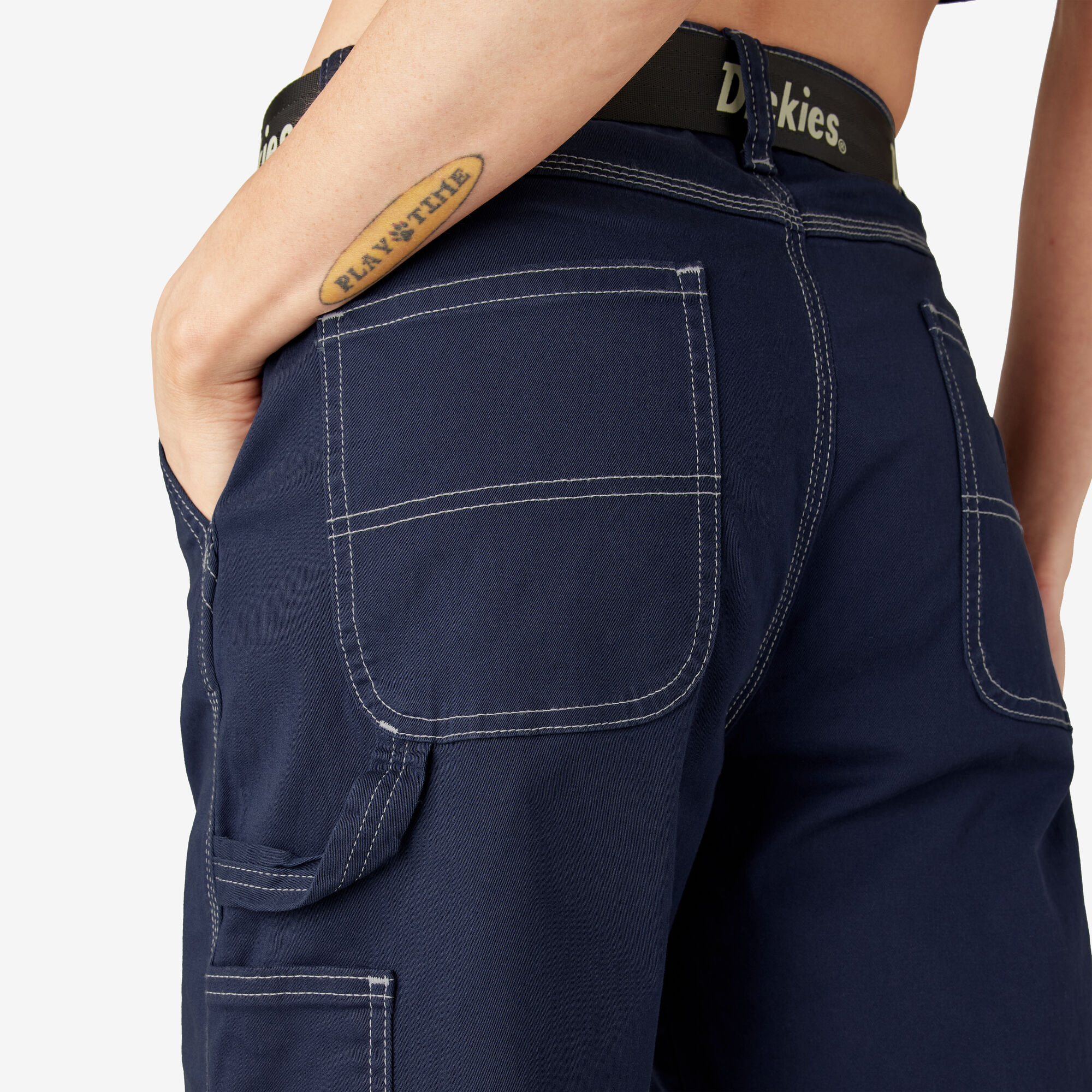 Women's Relaxed Fit Carpenter Pants, Ink Navy