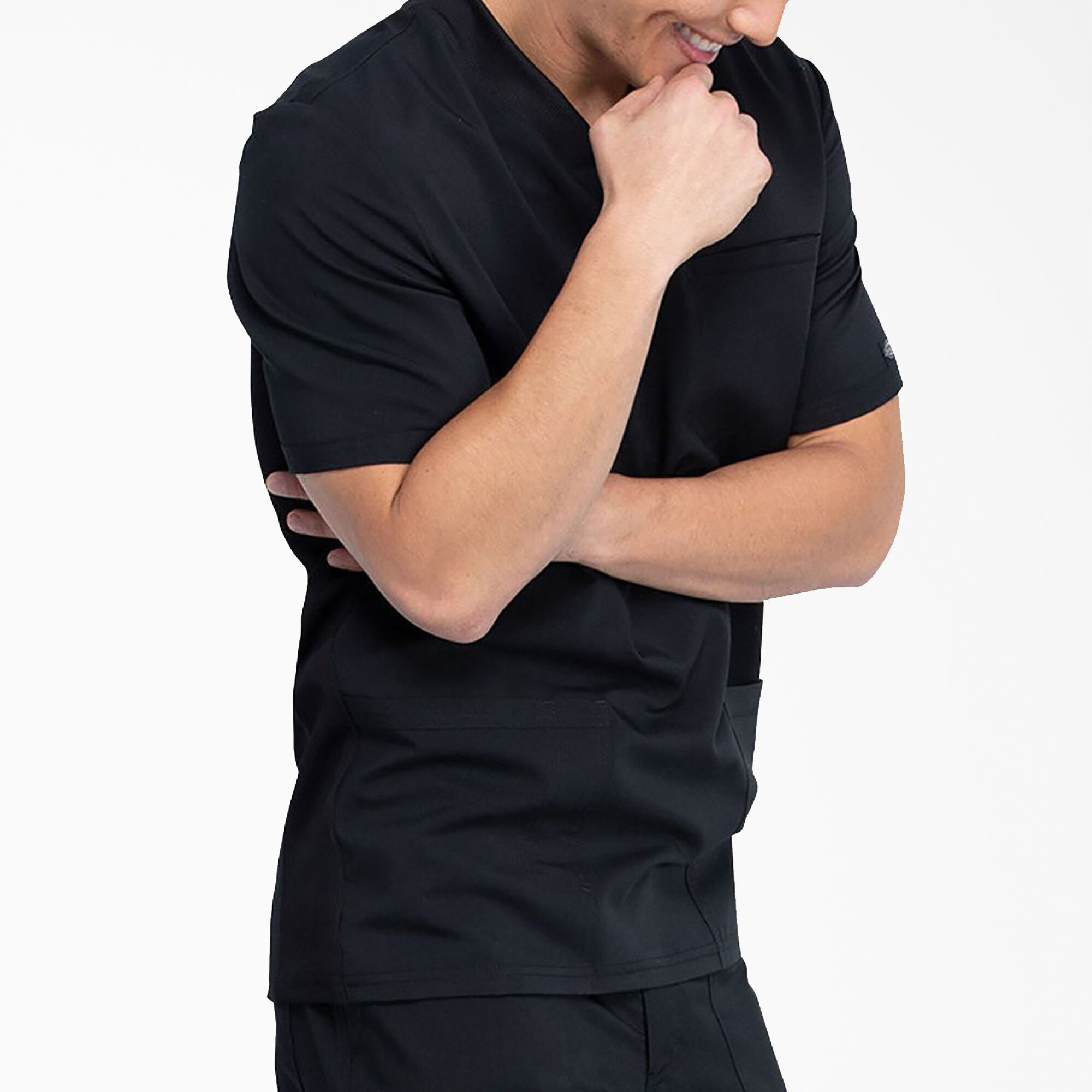 Men's Balance V-Neck Scrub Top with Patch Pockets