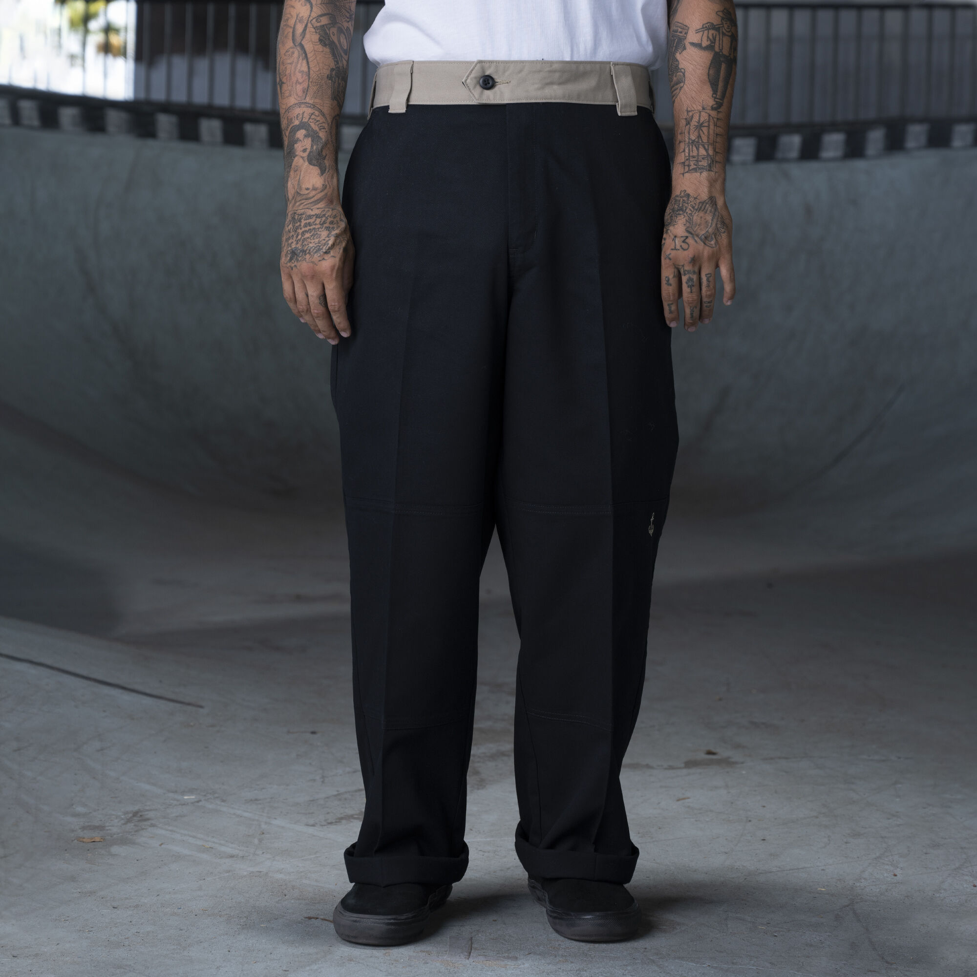 Ronnie Sandoval Loose Fit Double Knee Pants