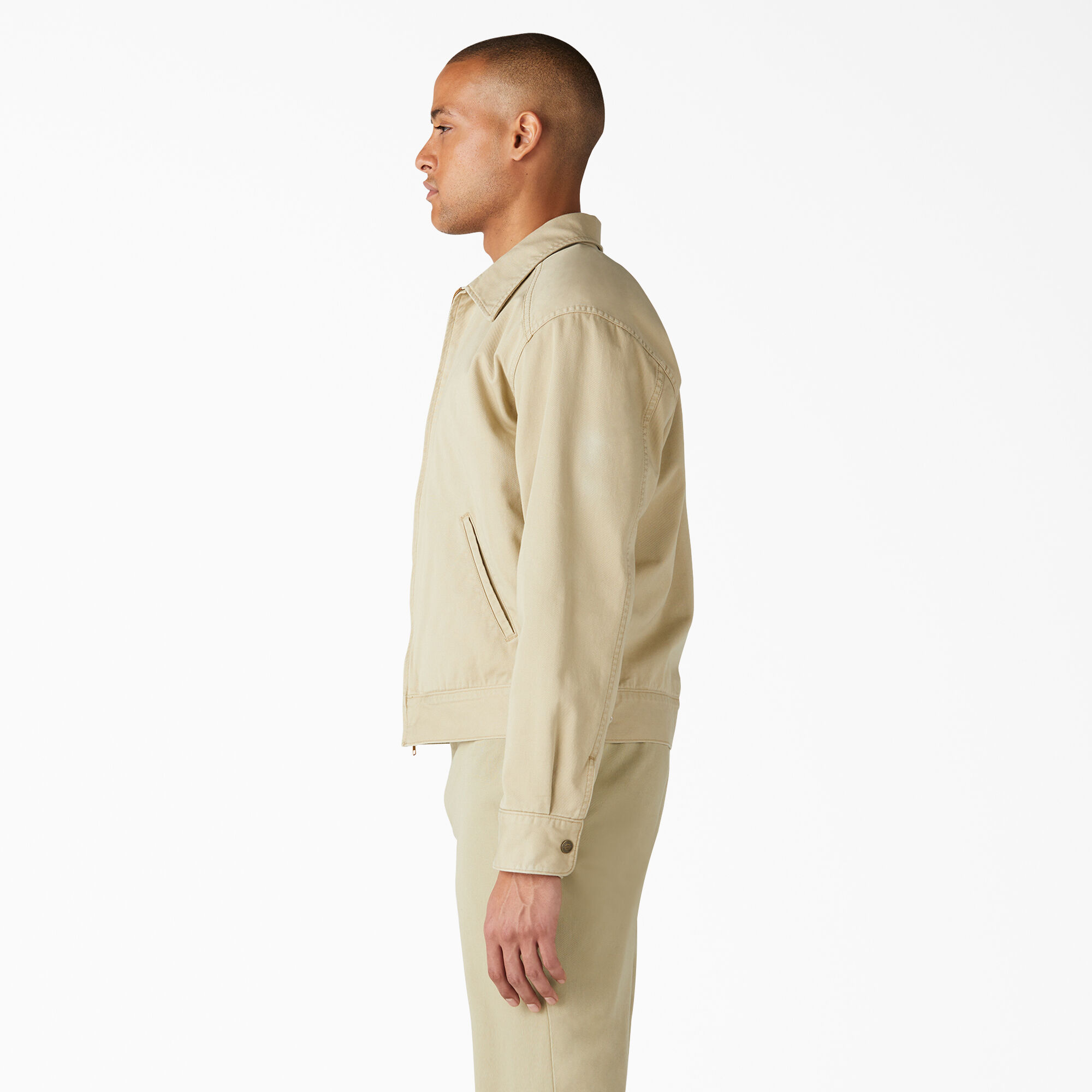 Dickies 1922 Gas Station Twill Jacket, Rinsed Tan