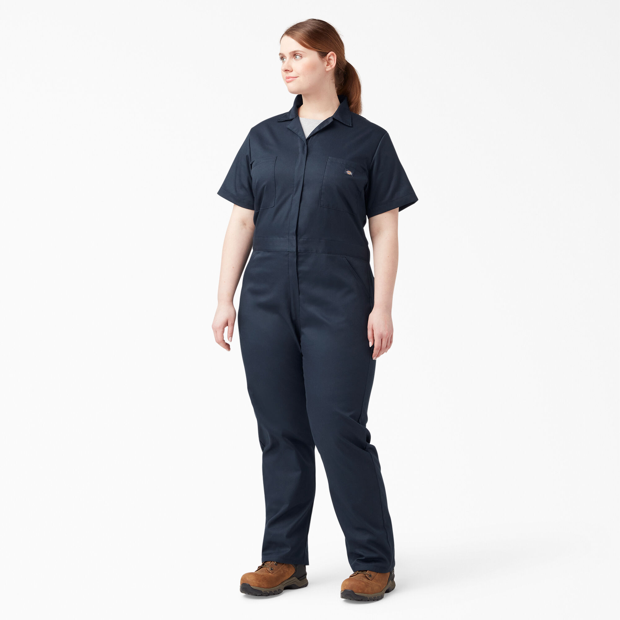 Women's Plus FLEX Cooling Temp-iQ? Short Sleeve Coveralls