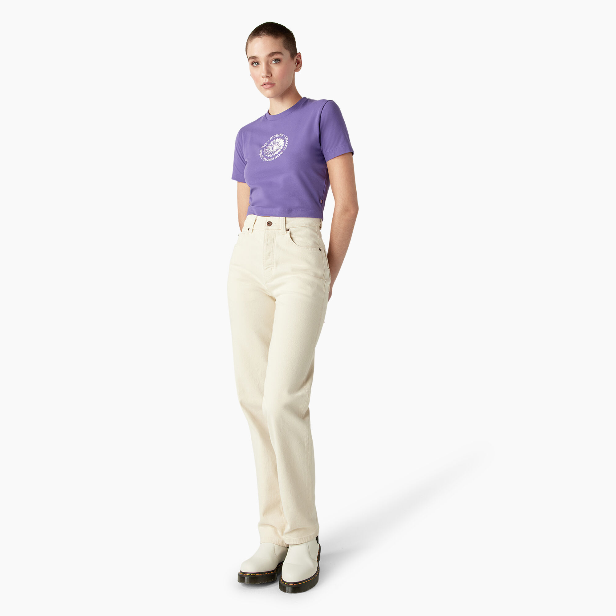 Women's Garden Plain Cropped T-Shirt