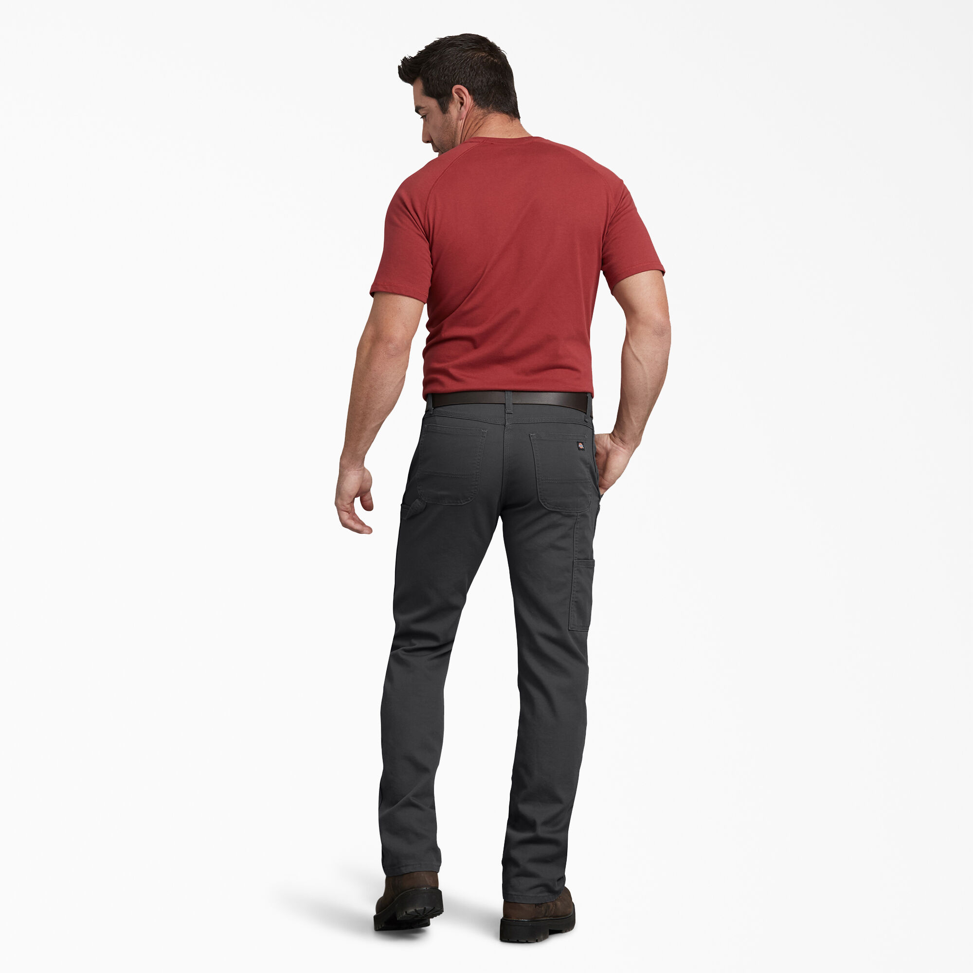 FLEX Regular Fit Duck Carpenter Pants, Stonewashed Gray
