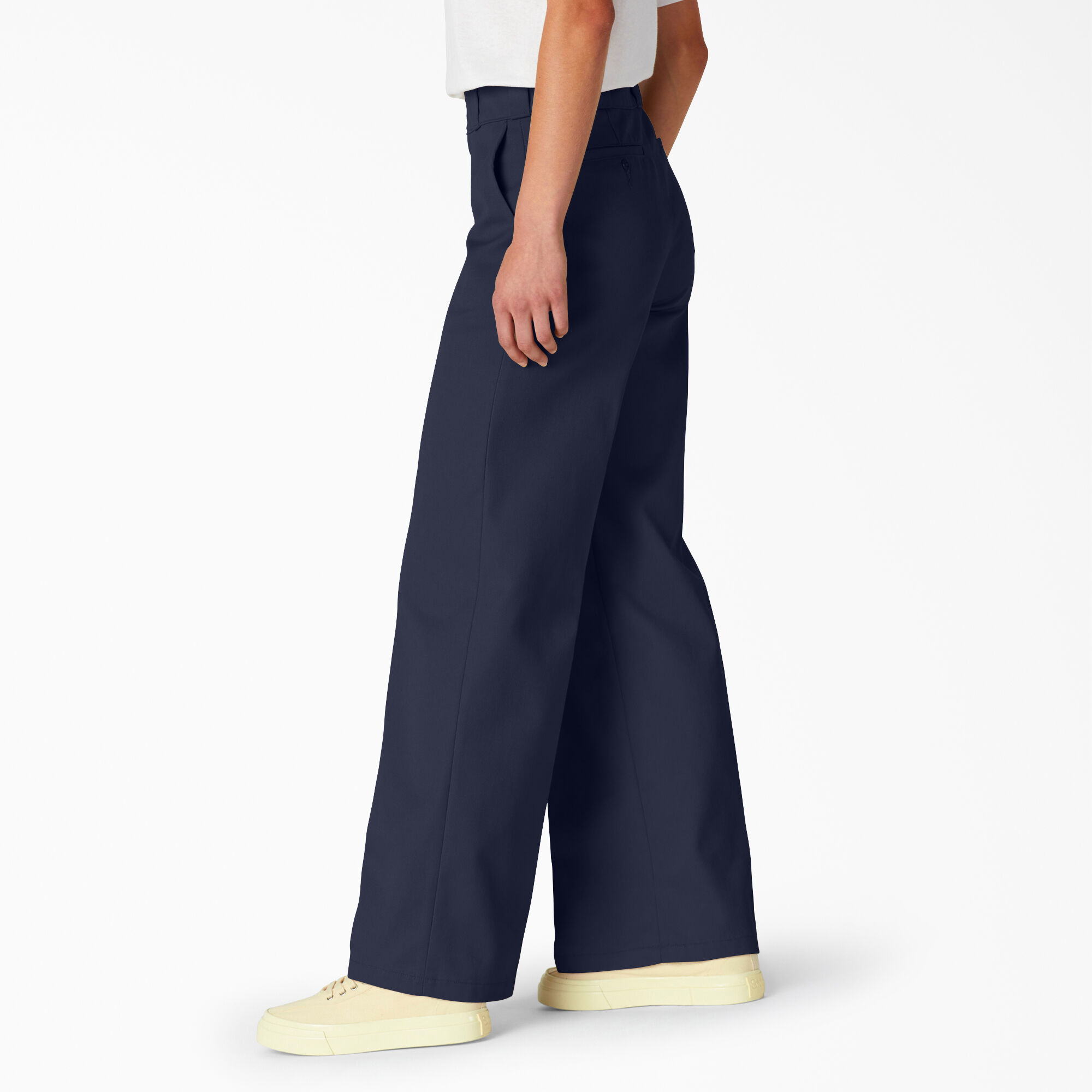 Women's Regular Fit Wide Leg Work Pants