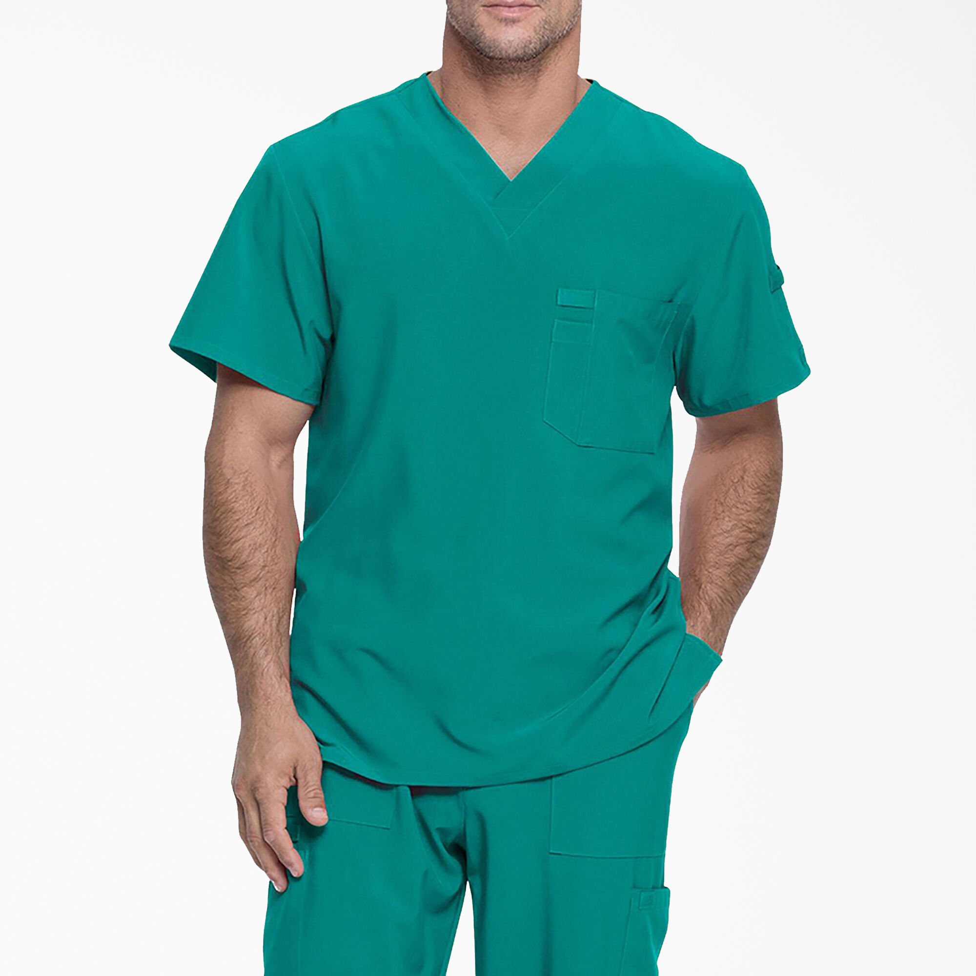 Men's EDS Essentials V-Neck Scrub Top