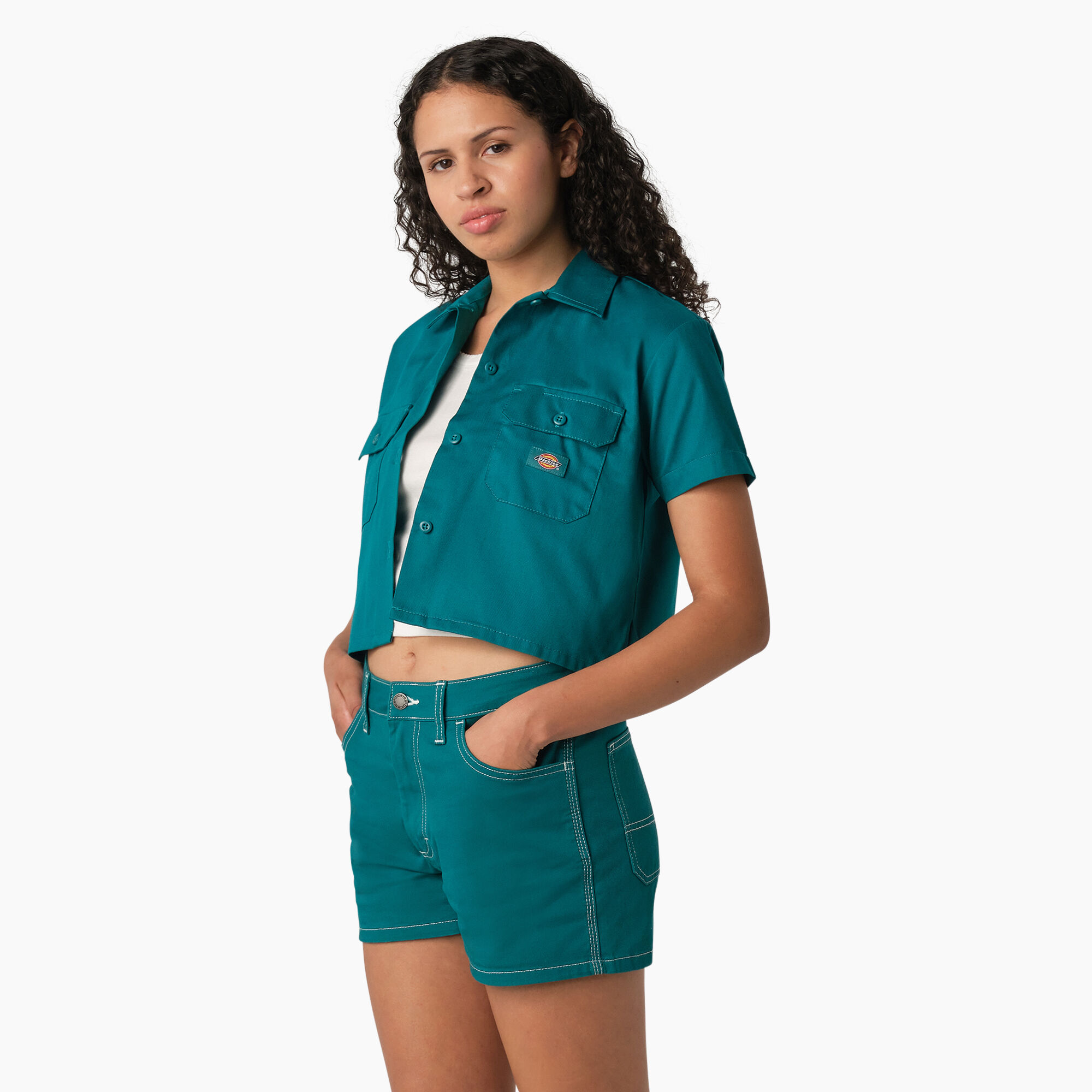 Women's Cropped Work Shirt