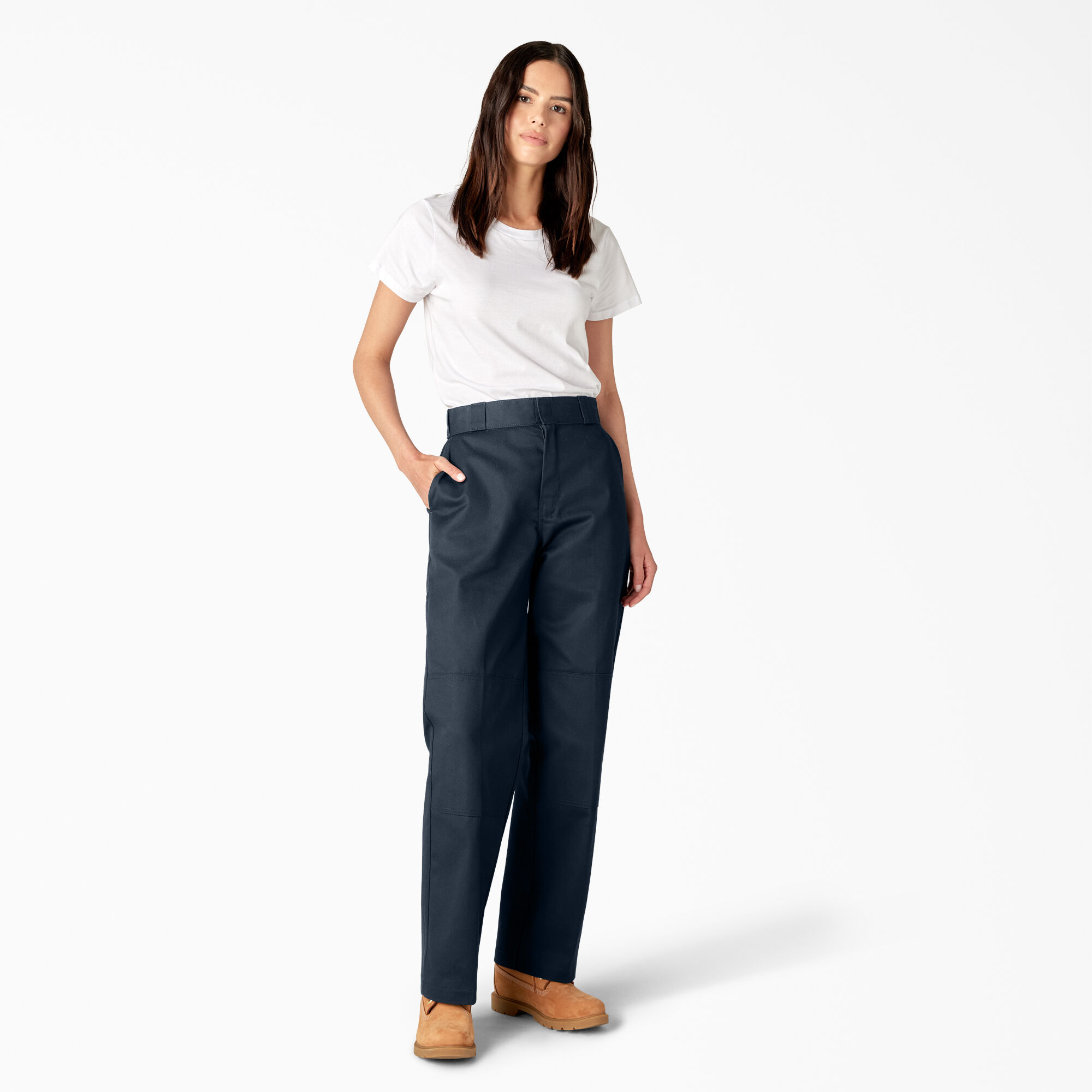 Women’s Loose Fit Double Knee Work Pants